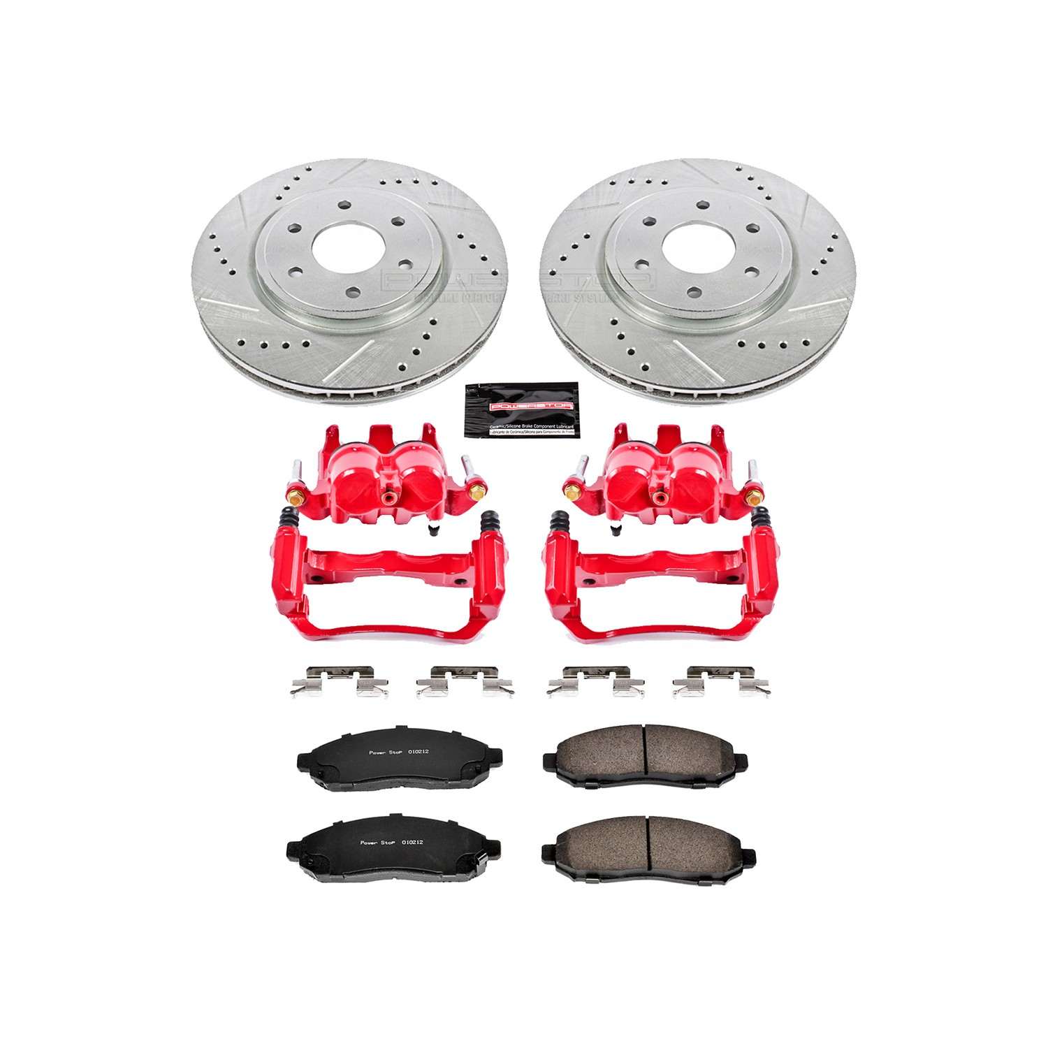 Power Stop 05-18 Nissan Frontier Front Z23 Evolution Sport Brake Kit w/Calipers