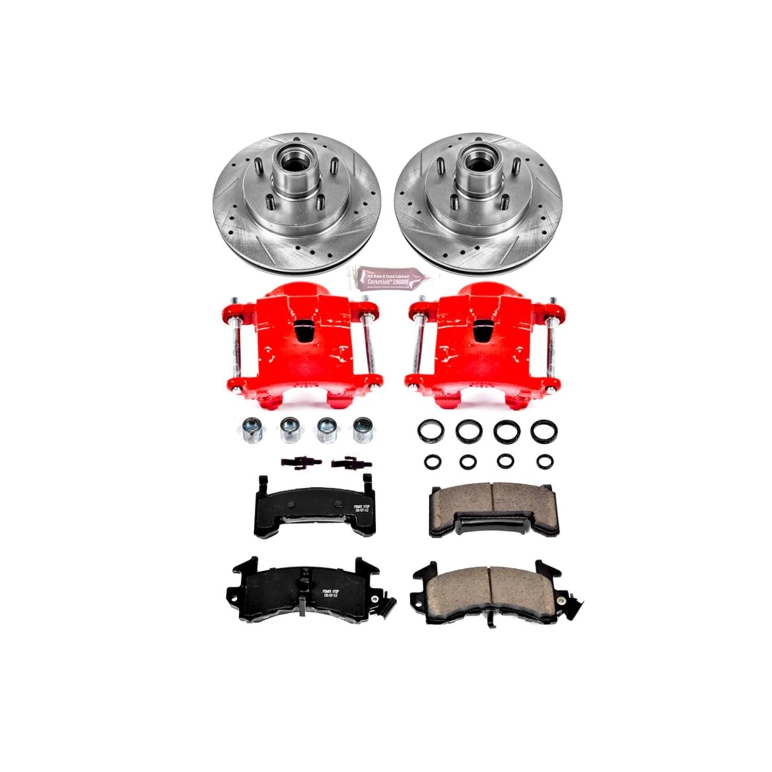 Power Stop 82-87 Buick Regal Front Z23 Evolution Sport Brake Kit w/Calipers