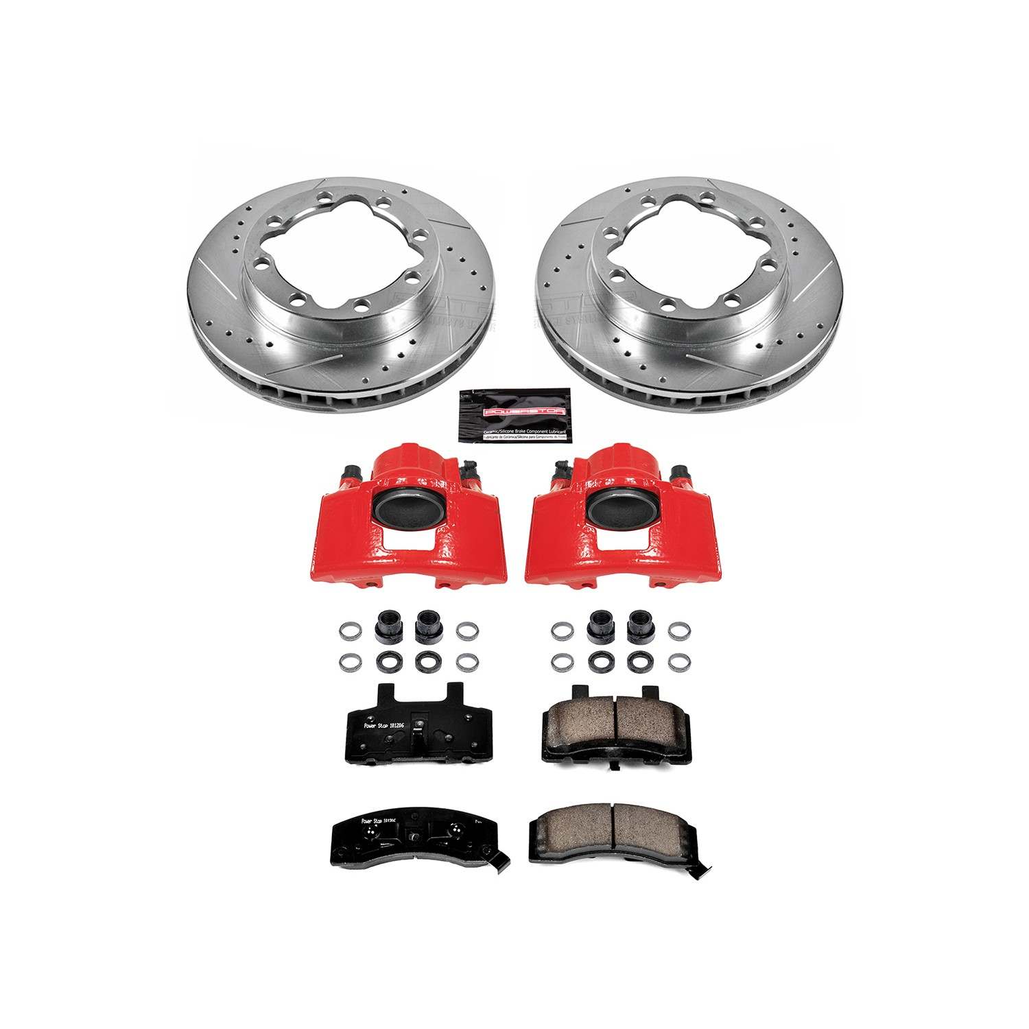 Power Stop 94-99 Chevrolet K1500 Suburban Front Z23 Evolution Sport Brake Kit w/Calipers