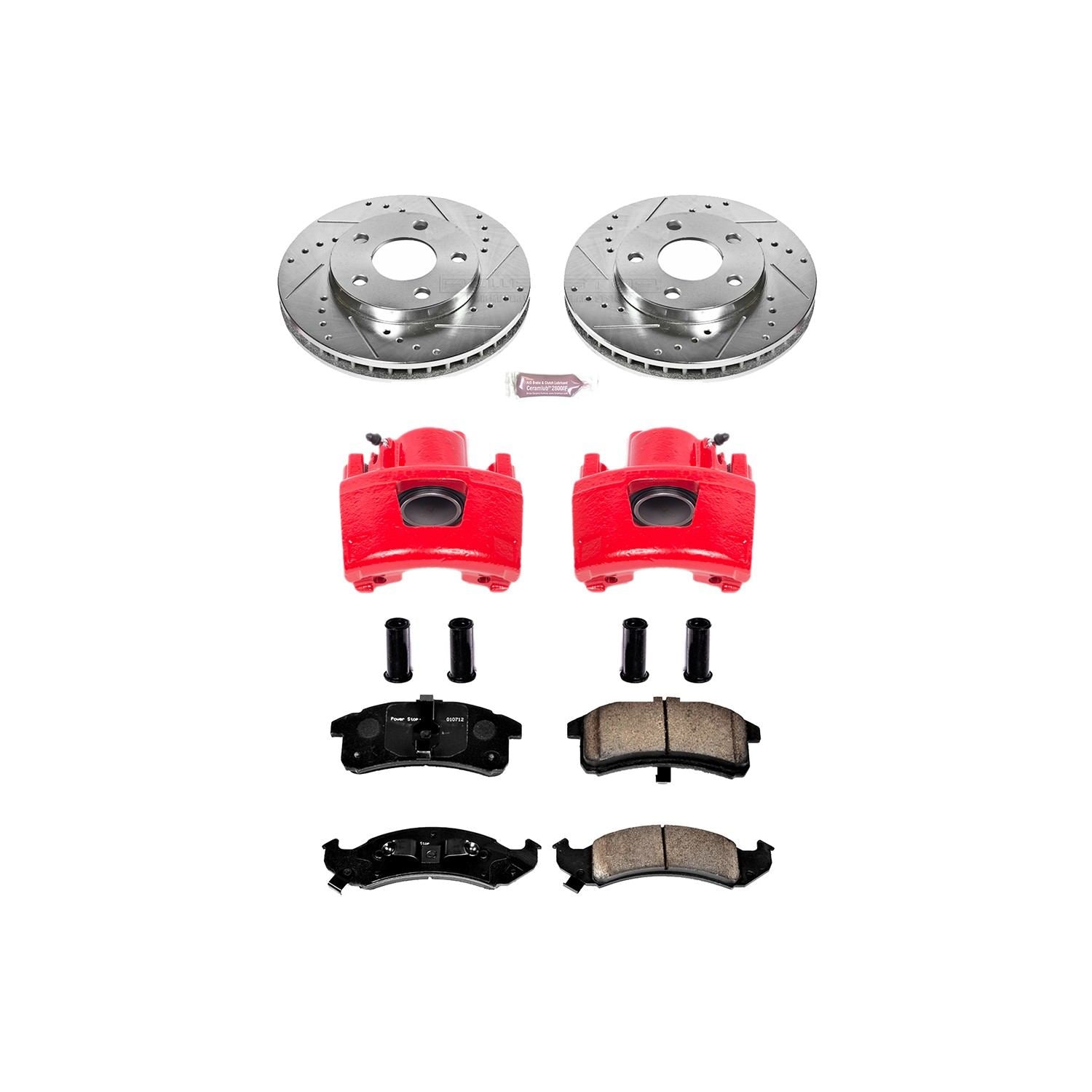 Power Stop 94-99 Buick LeSabre Front Z23 Evolution Sport Brake Kit w/Calipers
