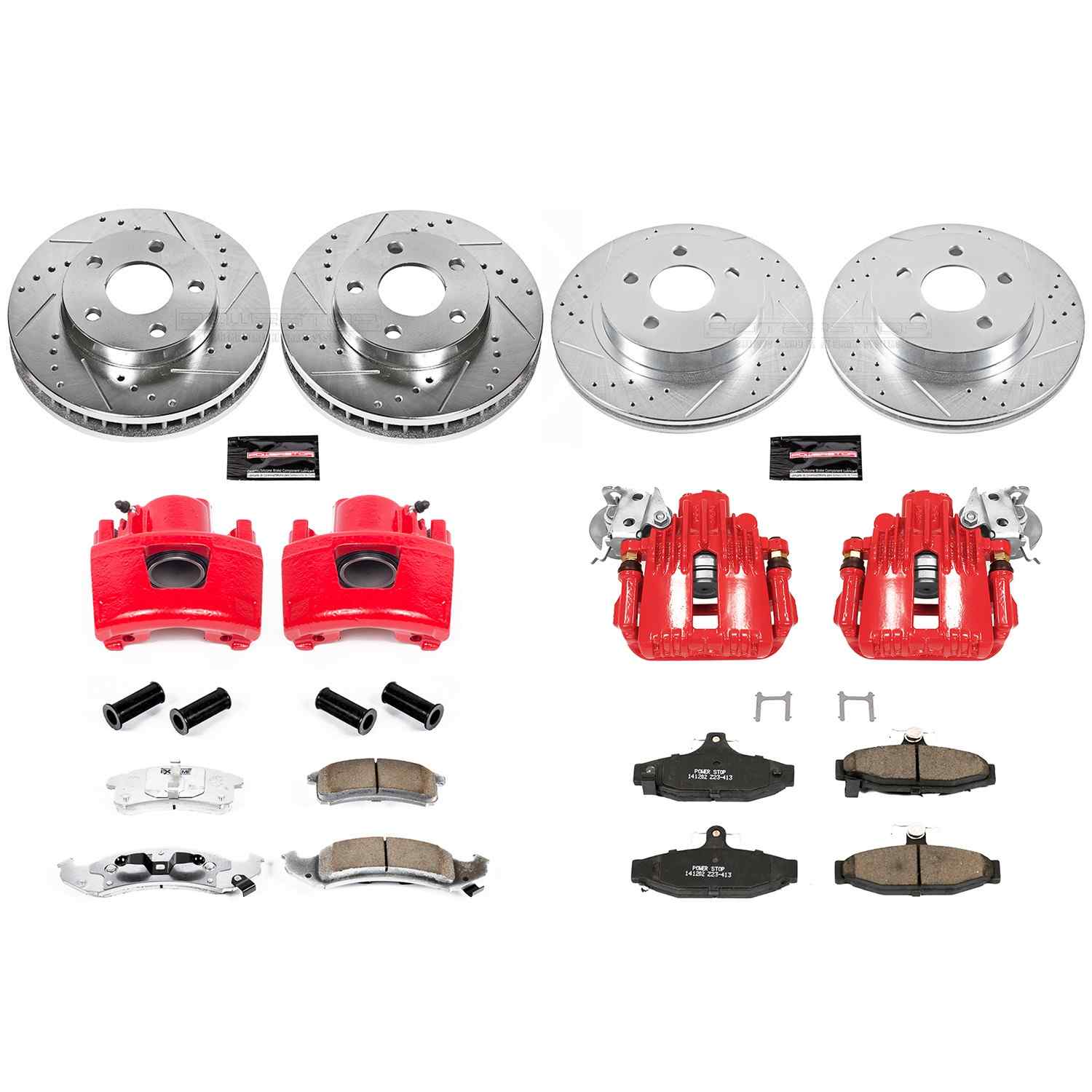 Power Stop 94-97 Chevrolet Camaro Front & Rear Z23 Evolution Sport Brake Kit w/Calipers