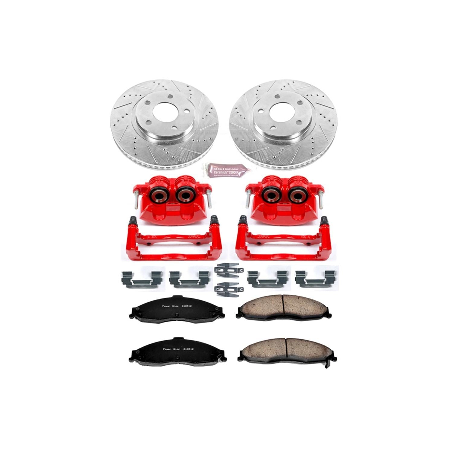 Power Stop 98-02 Chevrolet Camaro Front Z23 Evolution Sport Brake Kit w/Calipers