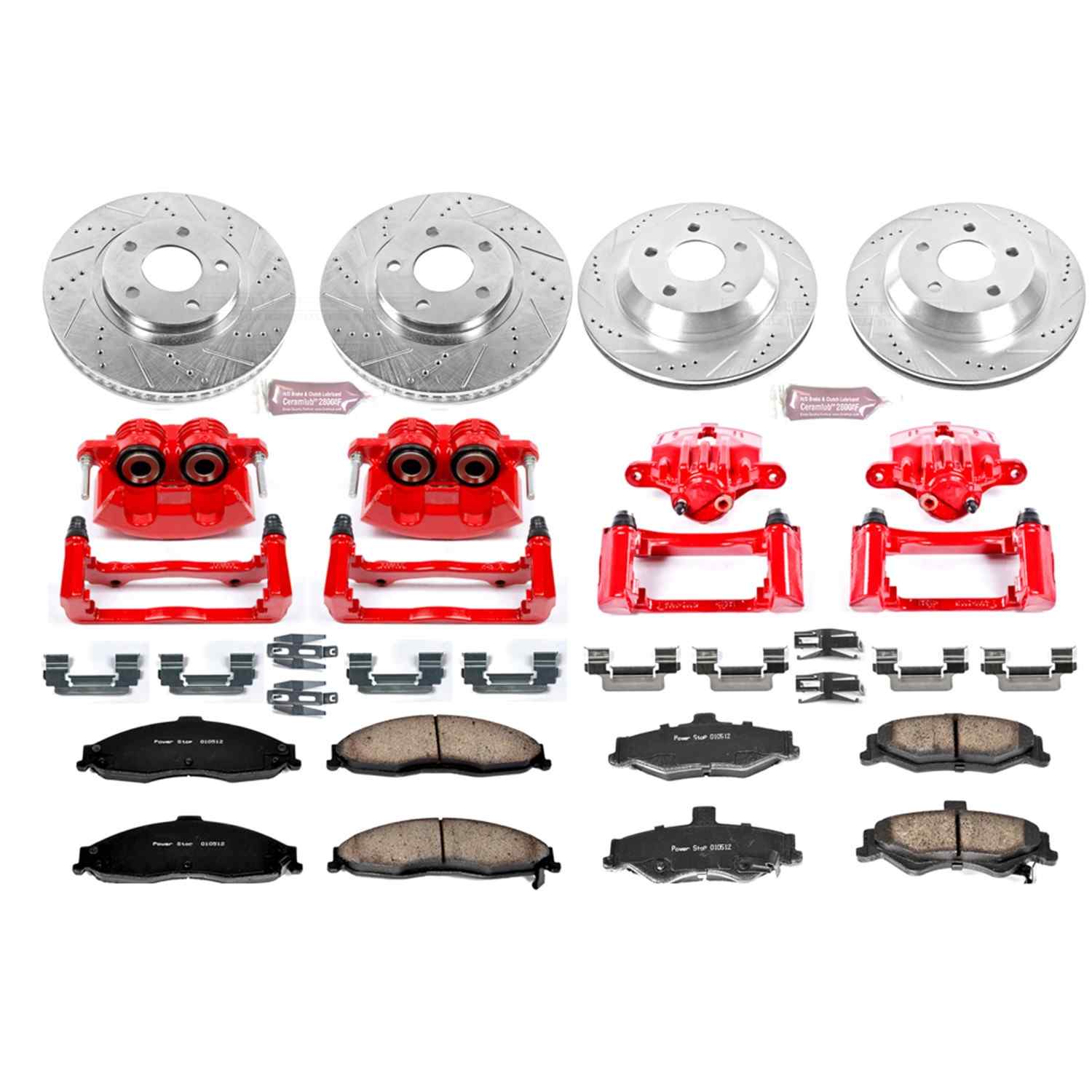 Power Stop 98-02 Chevrolet Camaro Front & Rear Z23 Evolution Sport Brake Kit w/Calipers