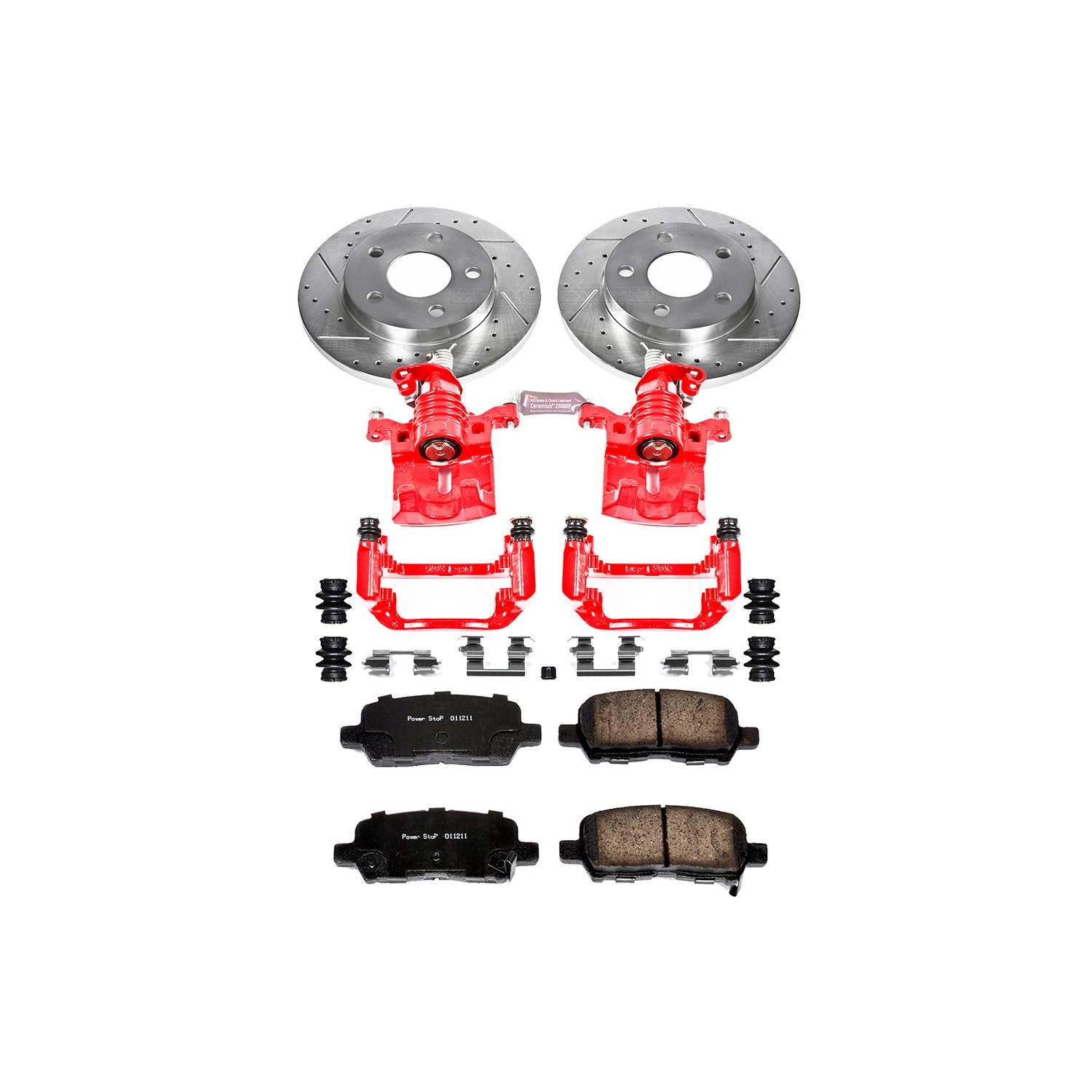 Power Stop 05-09 Buick Allure Rear Z23 Evolution Sport Brake Kit w/Calipers