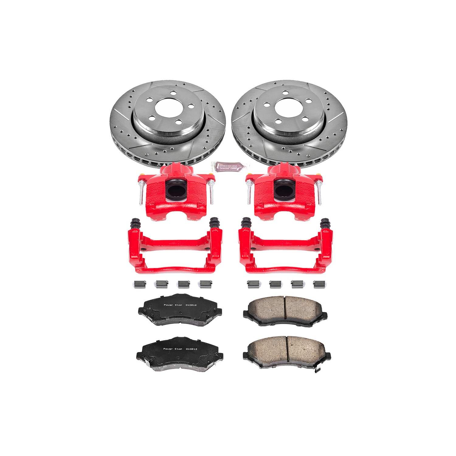 Power Stop 07-11 Dodge Nitro Front Z23 Evolution Sport Brake Kit w/Calipers
