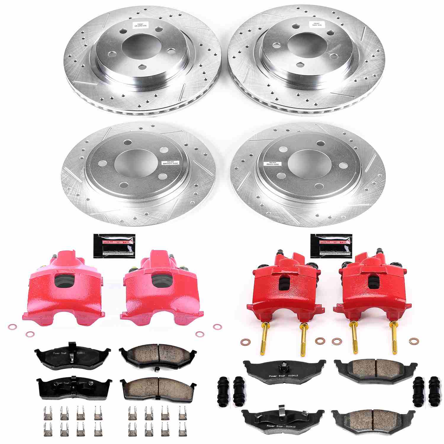 Power Stop 99-04 Chrysler 300M Front & Rear Z23 Evolution Sport Brake Kit w/Calipers