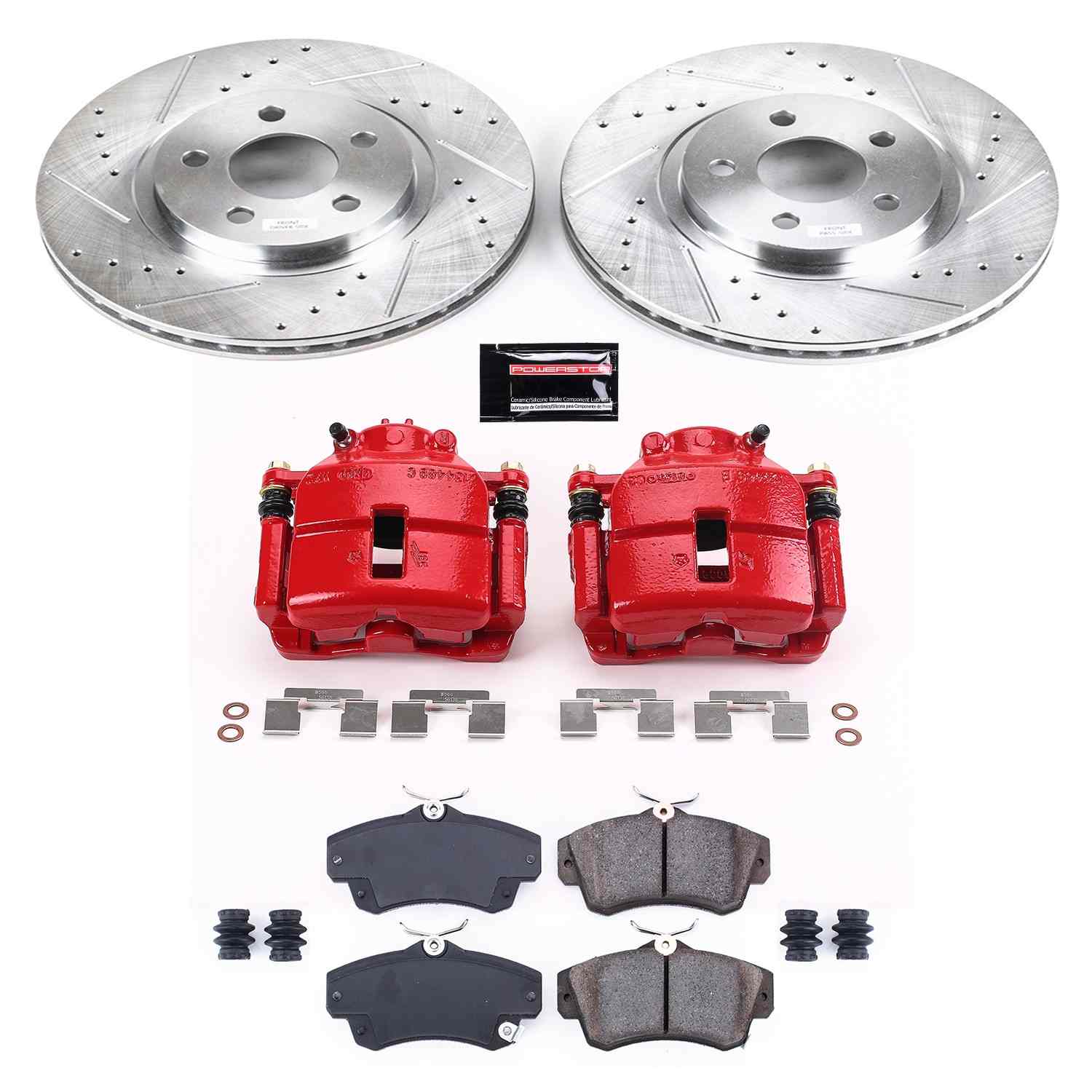 Power Stop 01-10 Chrysler PT Cruiser Front Z23 Evolution Sport Brake Kit w/Calipers