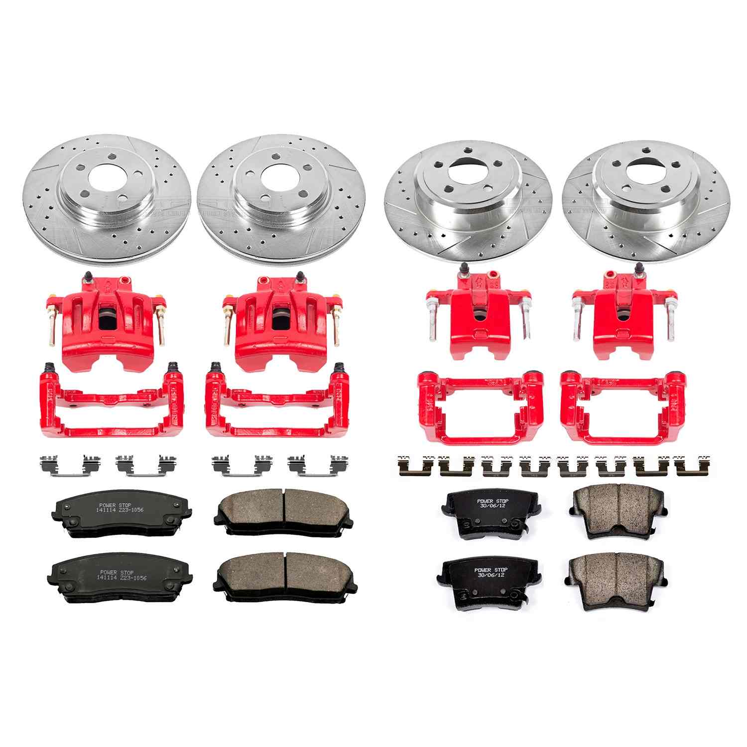 Power Stop 05-11 Chrysler 300 Front & Rear Z23 Evolution Sport Brake Kit w/Calipers