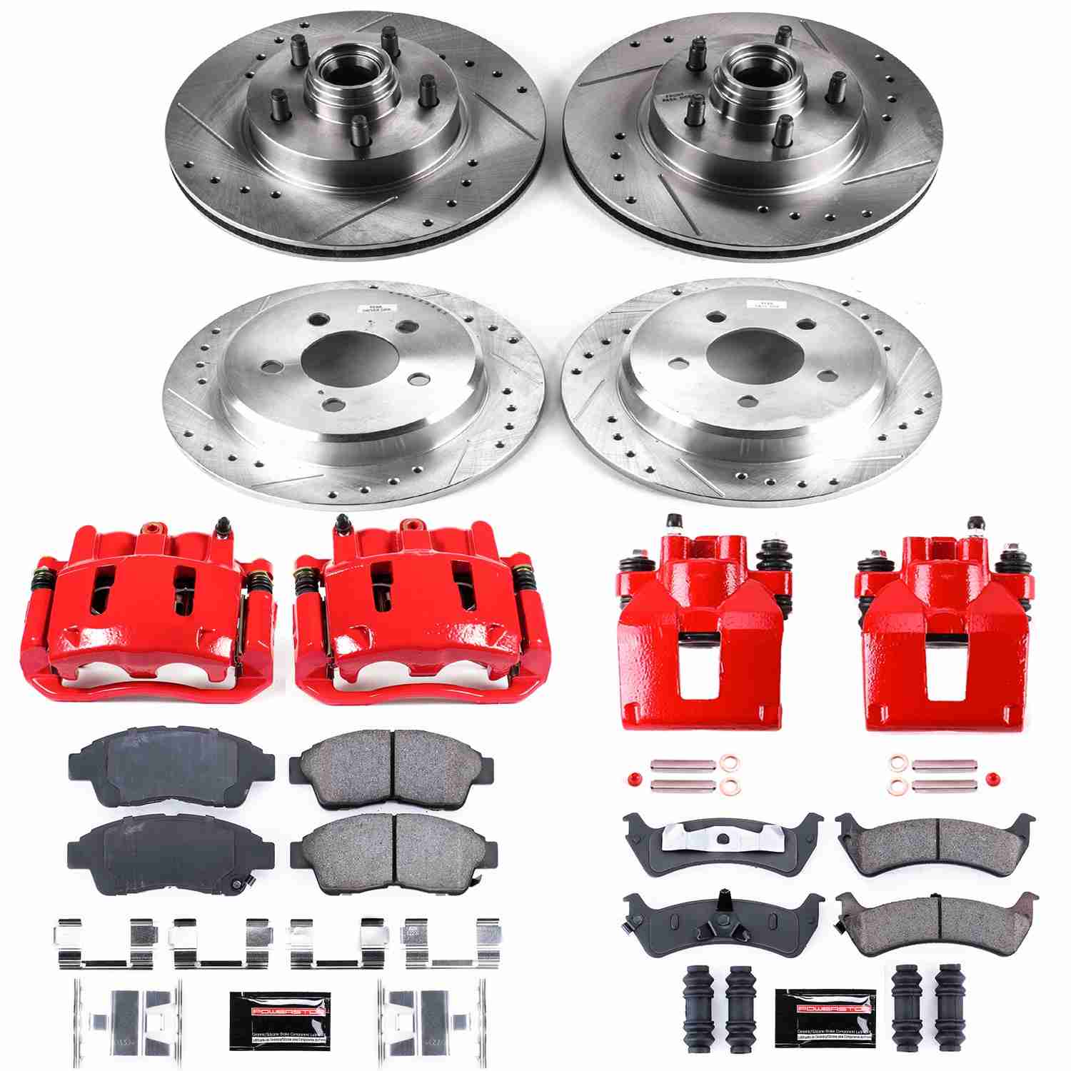 Power Stop 95-01 Ford Explorer Front & Rear Z23 Evolution Sport Brake Kit w/Calipers