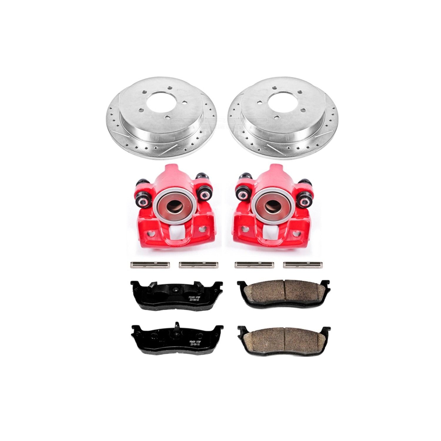 Power Stop 97-00 Ford Expedition Rear Z23 Evolution Sport Brake Kit w/Calipers