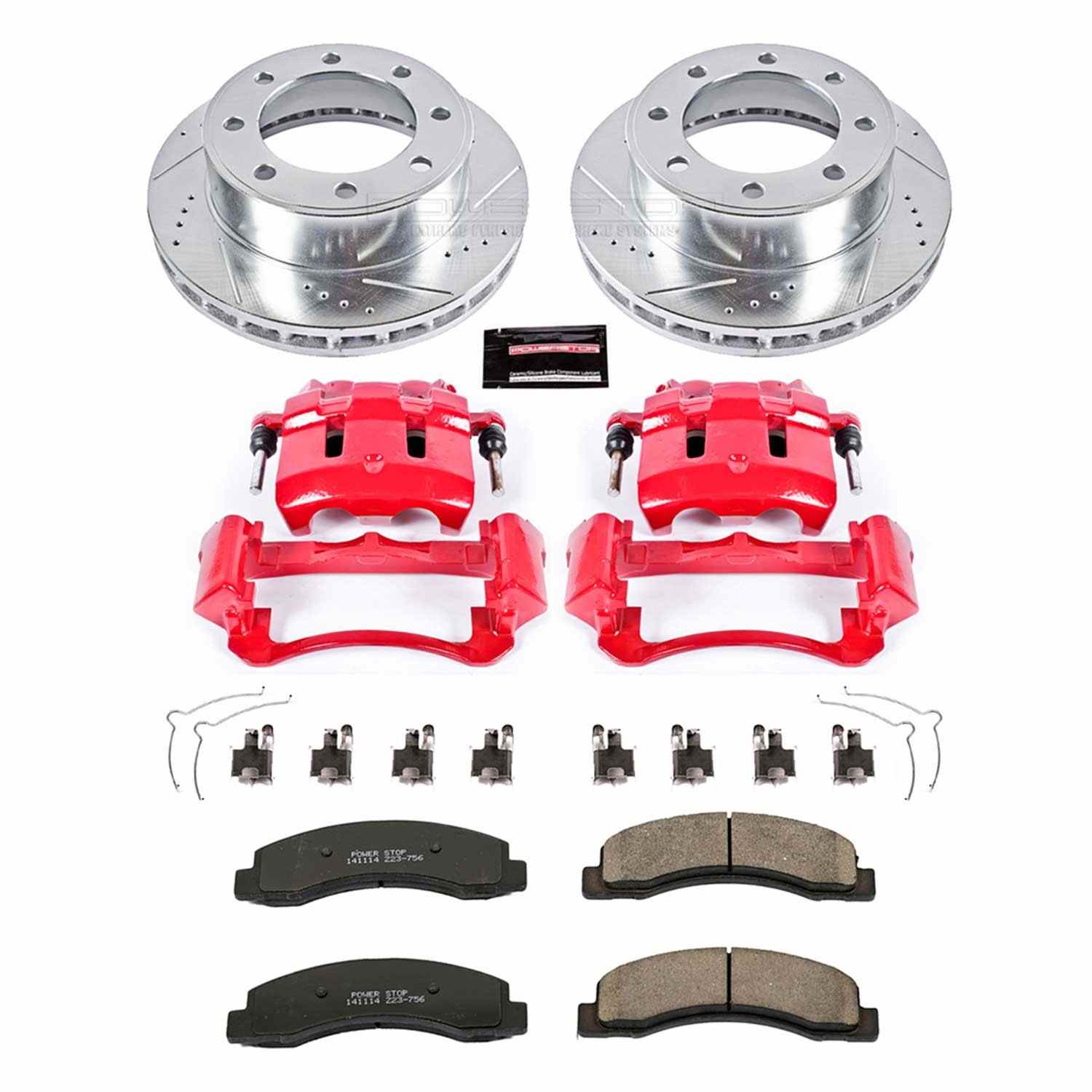 Power Stop 00-05 Ford Excursion Front Z23 Evolution Sport Brake Kit w/Calipers