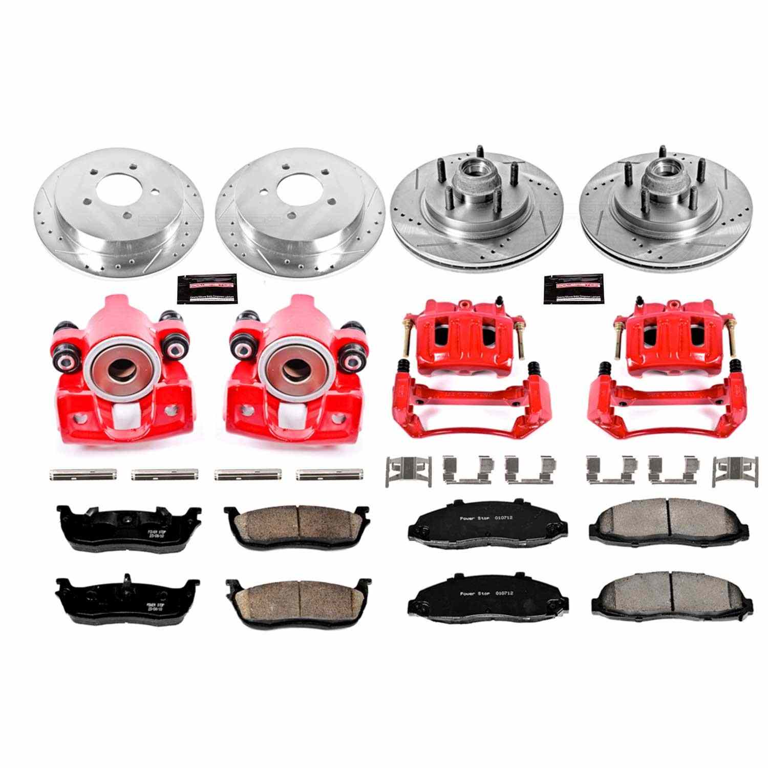 Power Stop 00-03 Ford F-150 Front & Rear Z23 Evolution Sport Brake Kit w/Calipers
