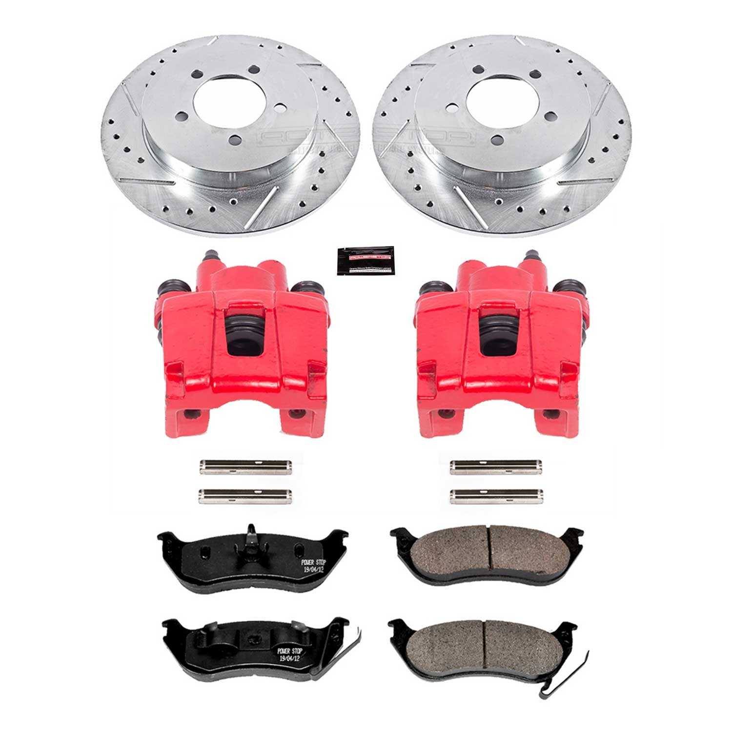 Power Stop 06-10 Ford Explorer Rear Z23 Evolution Sport Brake Kit w/Calipers
