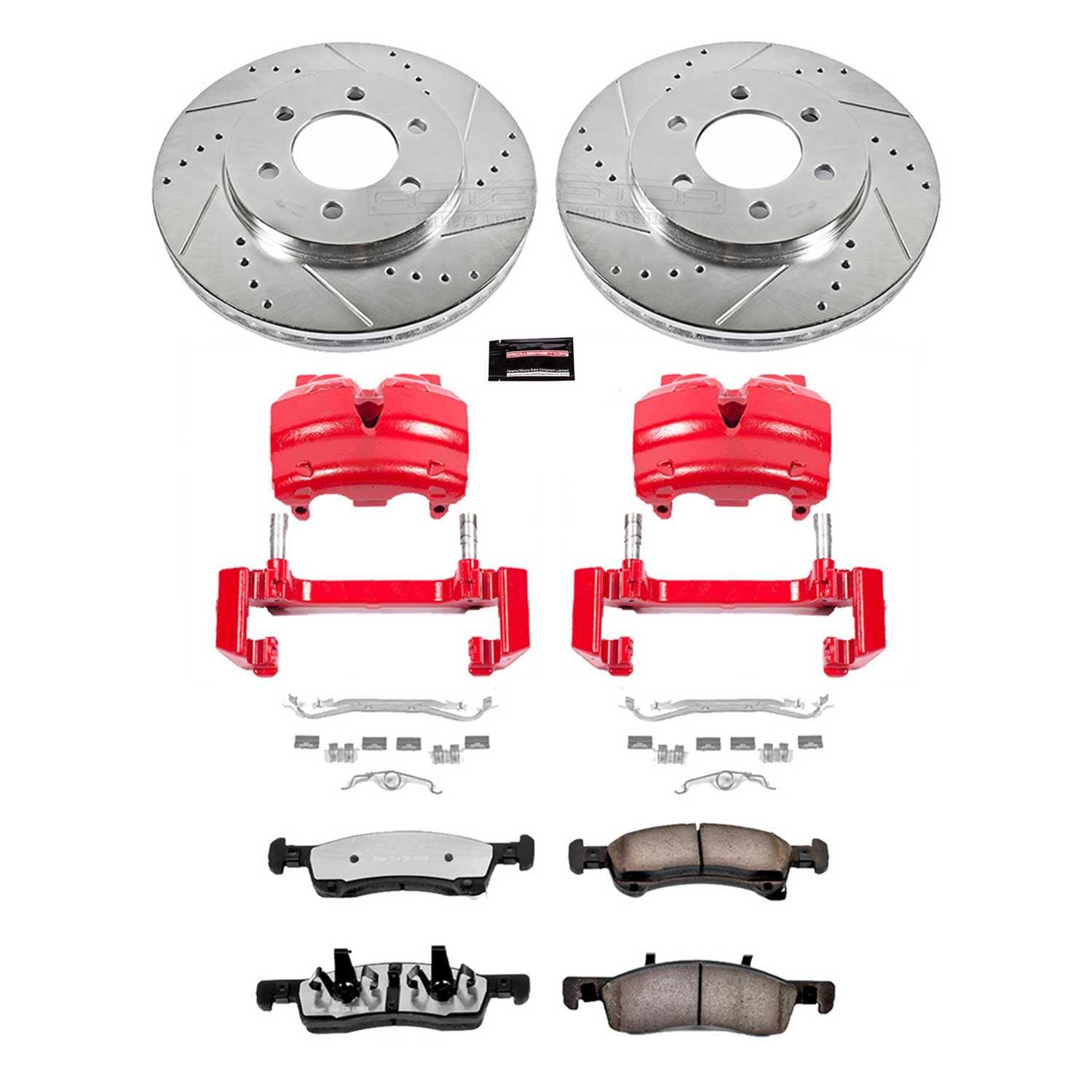 Power Stop 03-06 Lincoln Navigator Front Z36 Truck & Tow Kit w/Cals