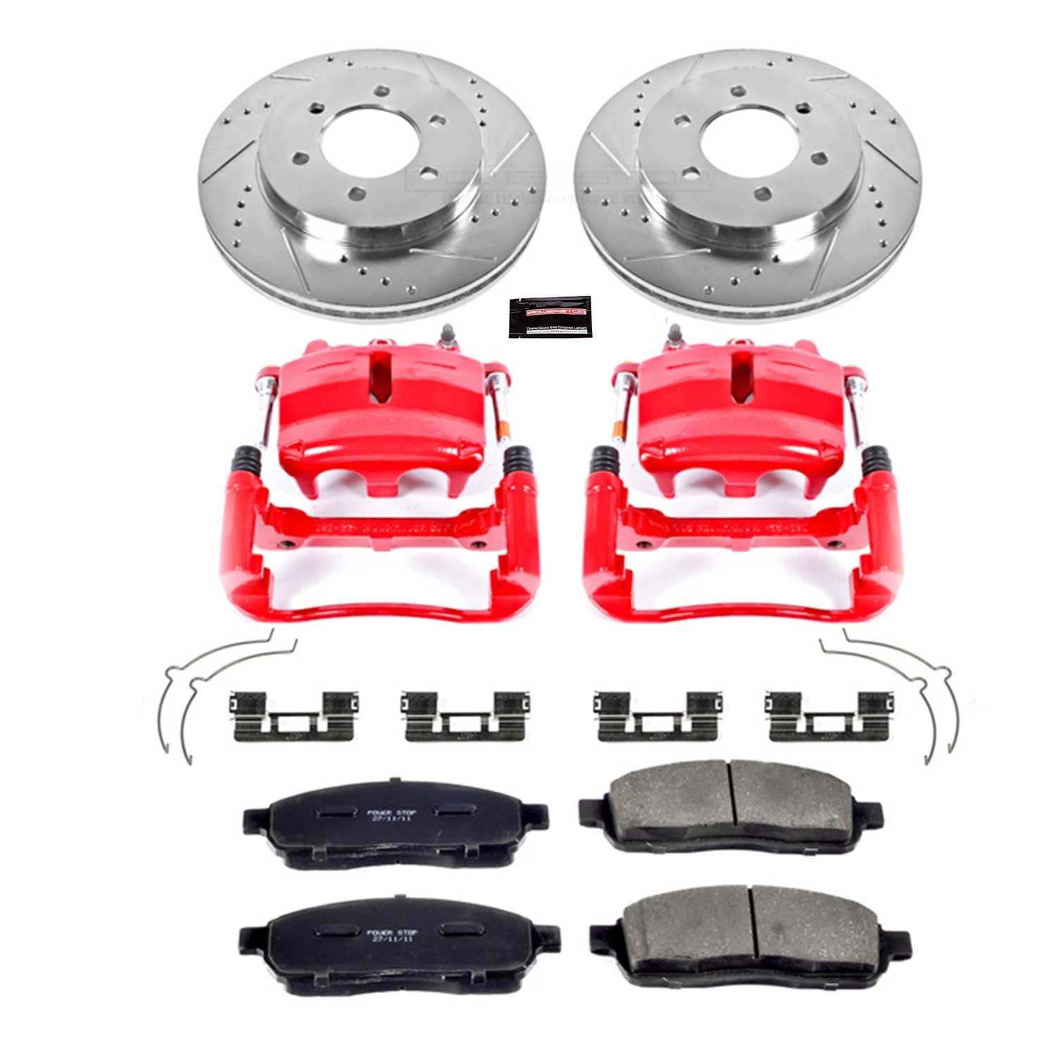 Power Stop 2004 Ford F-150 Front Z23 Evolution Sport Brake Kit w/Calipers