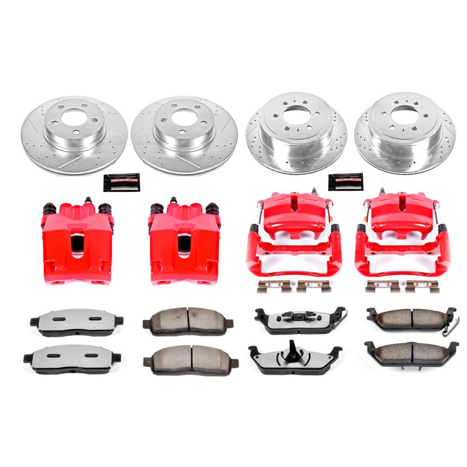 Power Stop 2004 Ford F-1500 Front & Rear Z36 Truck & Tow Kit w/Calipers