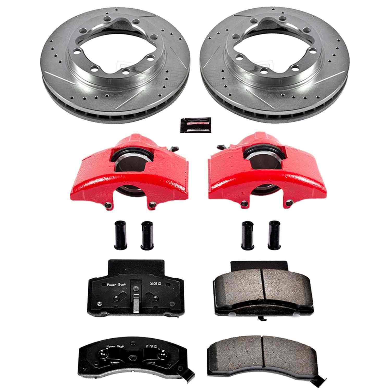 Power Stop 90-00 Chevrolet K3500 Front Z23 Evolution Sport Brake Kit w/Calipers