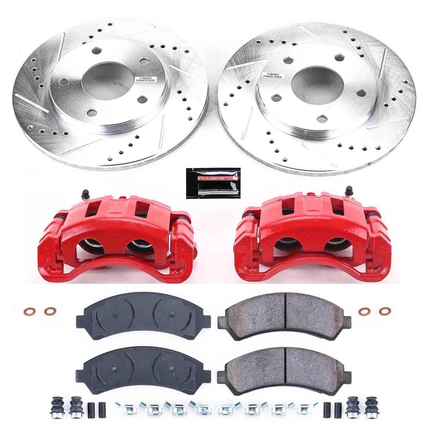 Power Stop 97-05 Chevrolet Blazer Front Z23 Evolution Sport Brake Kit w/Calipers