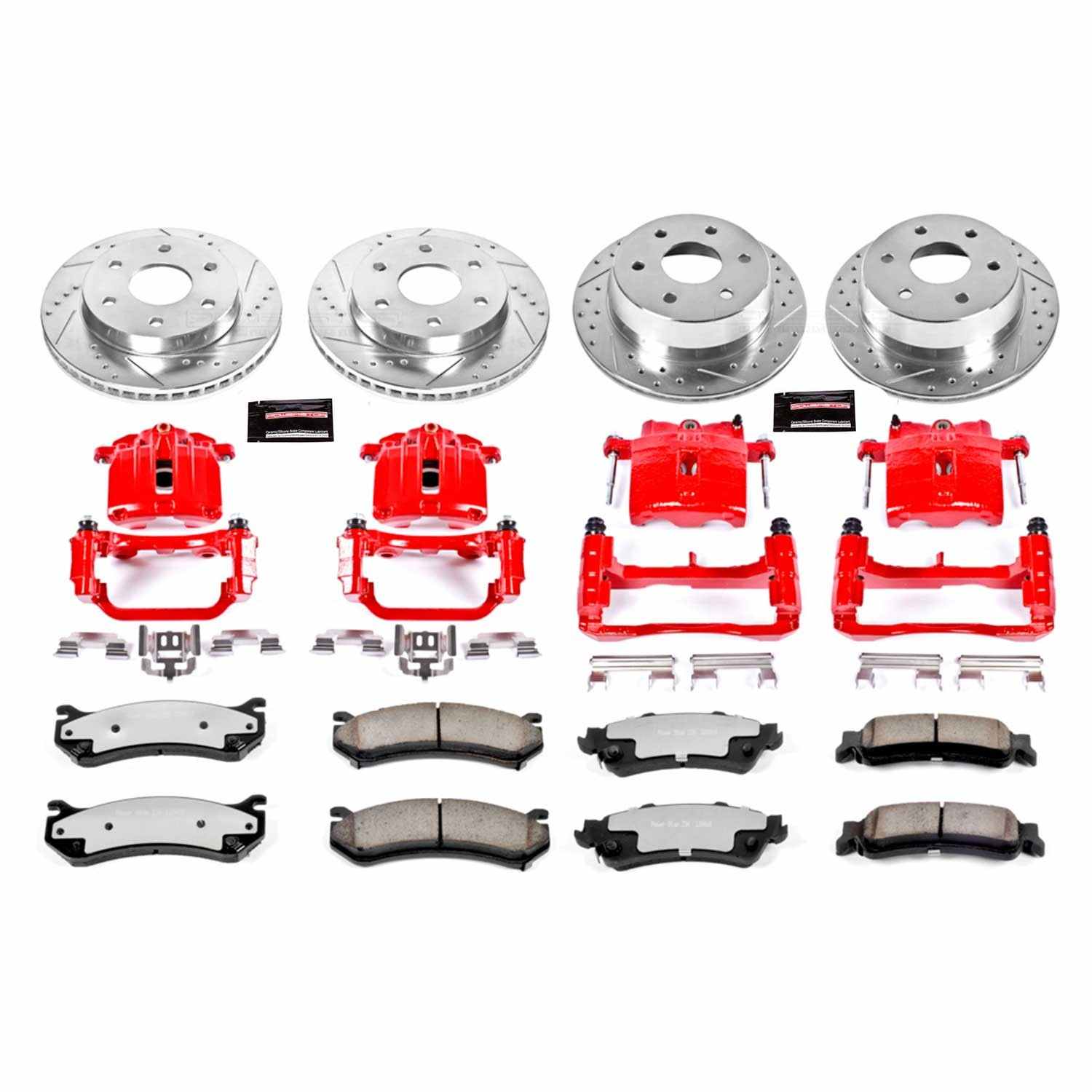 Power Stop 03-05 Chevrolet Astro Front and Rear Z36 Truck & Tow Kit w/Calipers