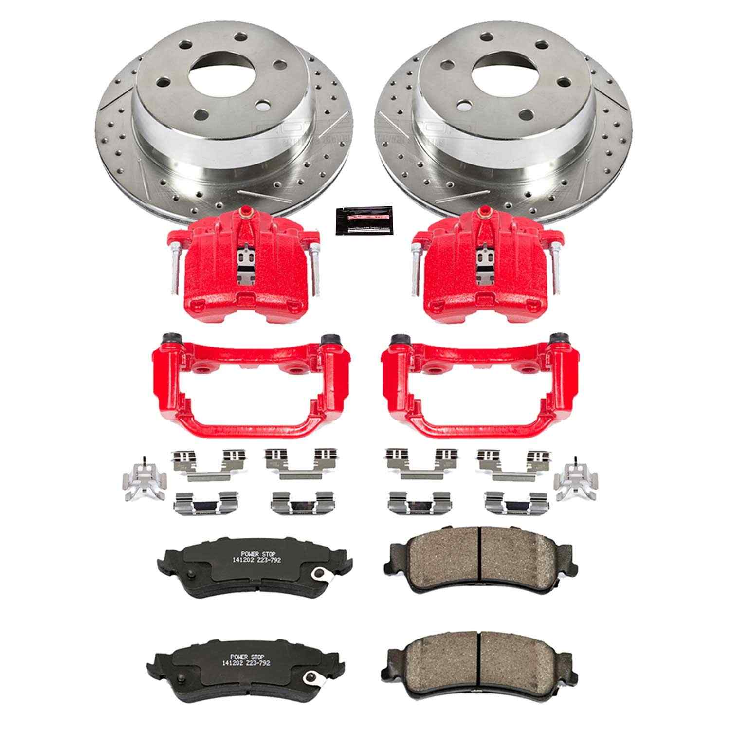 Power Stop 03-05 Chevrolet Astro Rear Z23 Evolution Sport Brake Kit w/Calipers