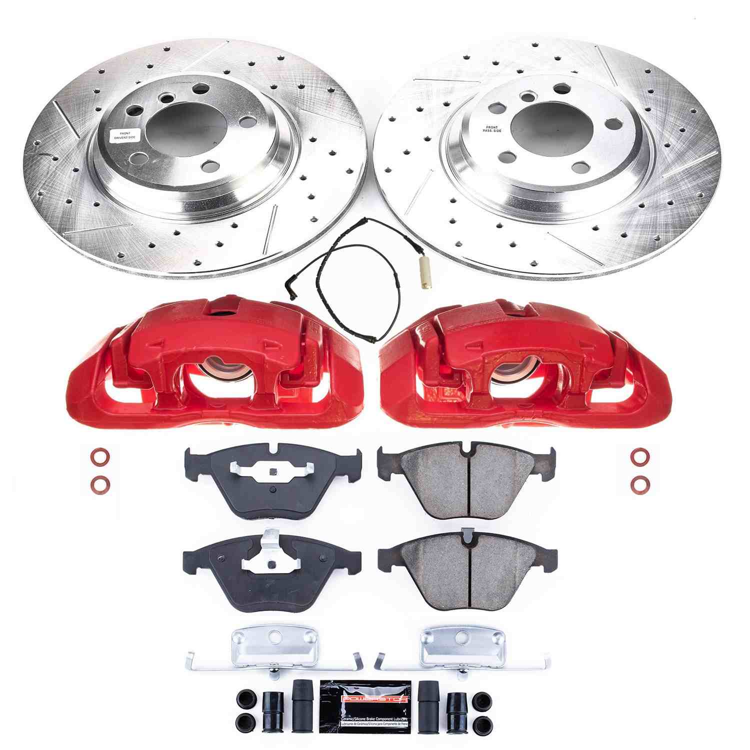 Power Stop 02-05 BMW 745i Front Z23 Evolution Sport Brake Kit w/Calipers