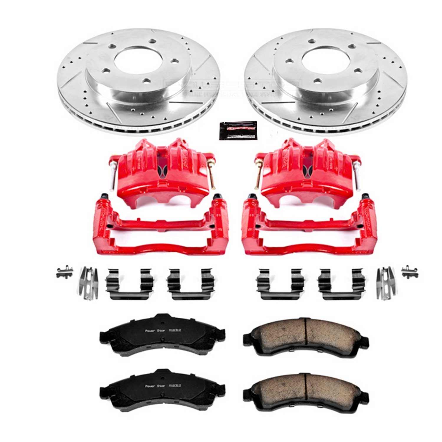 Power Stop 04-05 Buick Rainier Front Z23 Evolution Sport Brake Kit w/Calipers