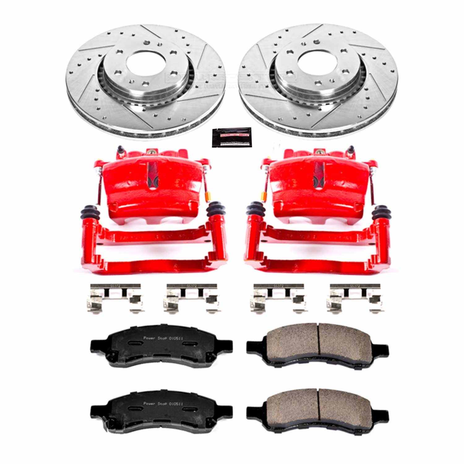 Power Stop 06-07 Buick Rainier Front Z23 Evolution Sport Brake Kit w/Calipers