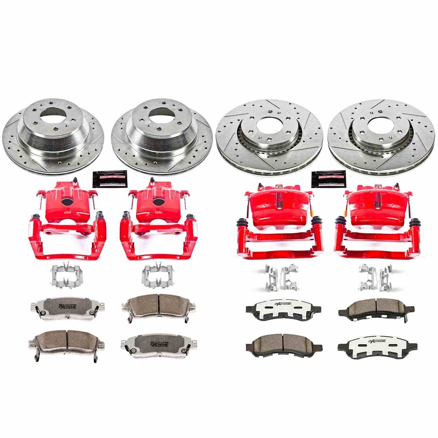 Power Stop 06-07 Buick Rainier Front & Rear Z26 Street Kit w/Calipers