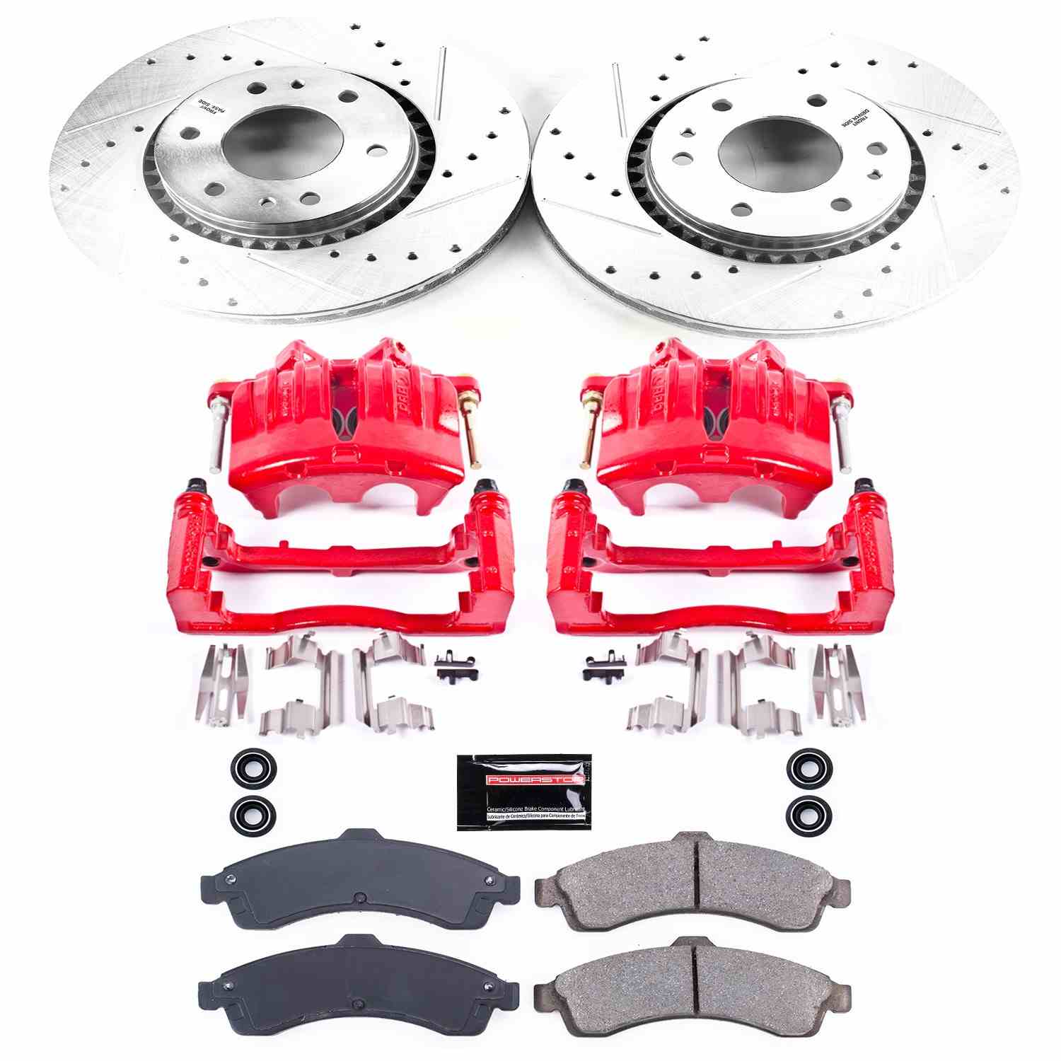 Power Stop 2005 Saab 9-7x Front Z23 Evolution Sport Brake Kit w/Calipers