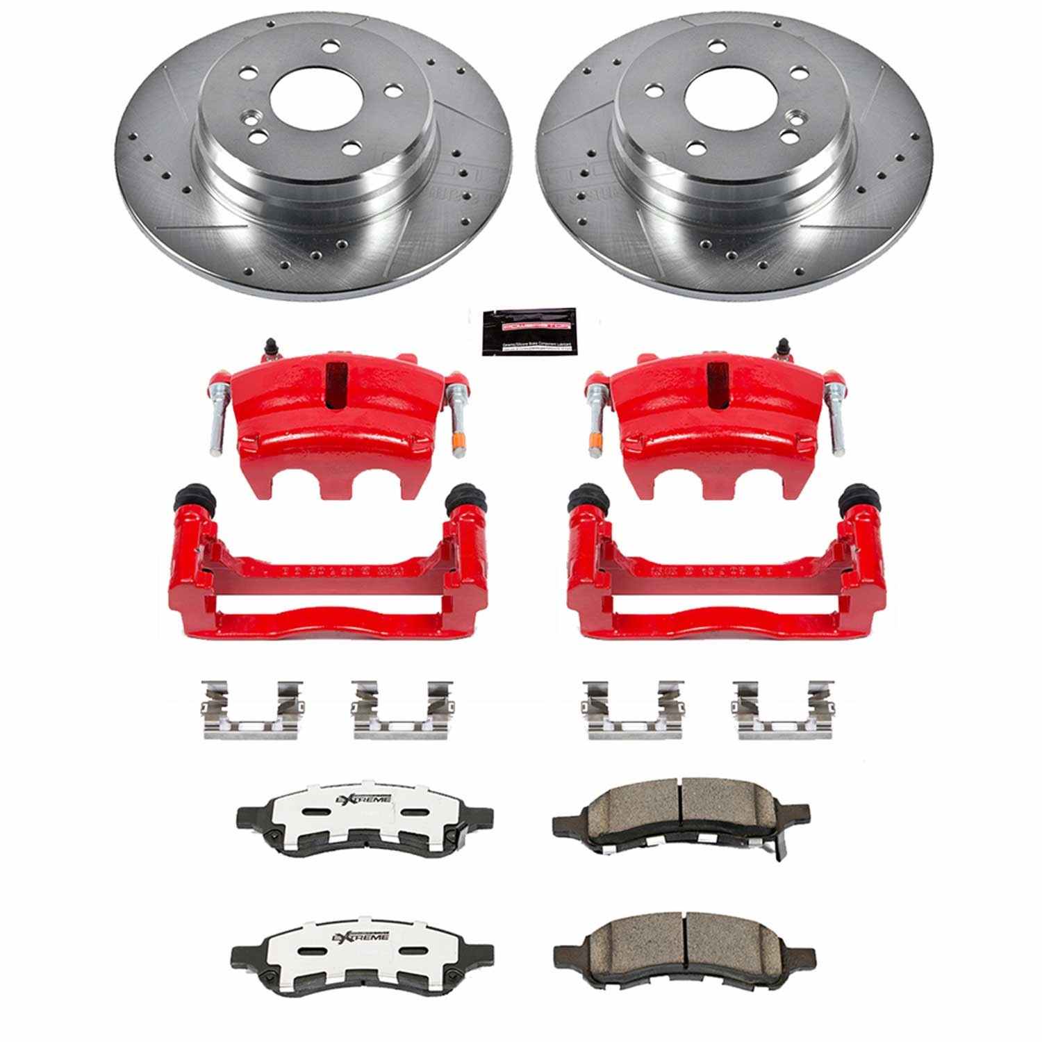 Power Stop 06-08 Isuzu Ascender Front Z26 Street Kit w/Cals