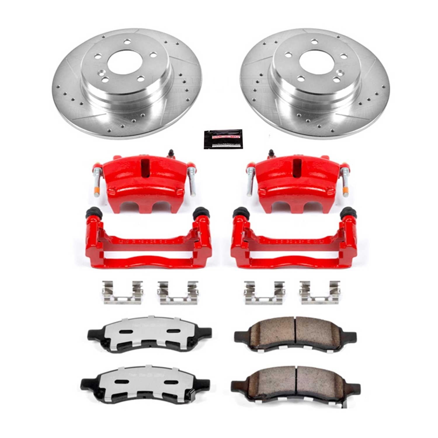 Power Stop 06-08 Isuzu Ascender Front Z36 Truck & Tow Kit w/Cals