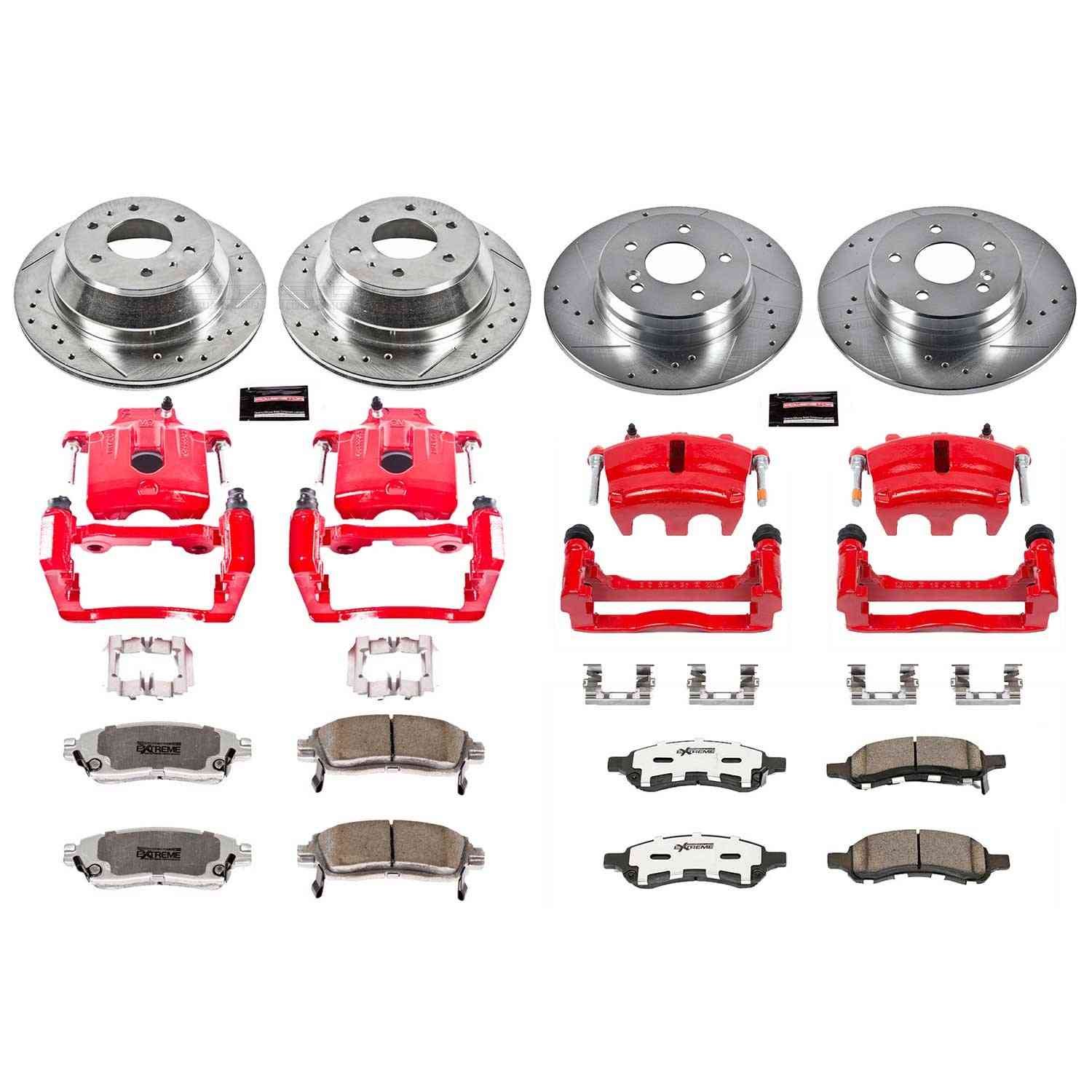 Power Stop 06-07 Buick Rainier Front & Rear Z26 Street Kit w/Calipers