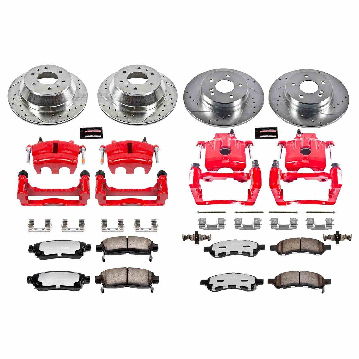 Power Stop 06-07 Buick Rainier Front & Rear Z36 Truck & Tow Kit w/Calipers
