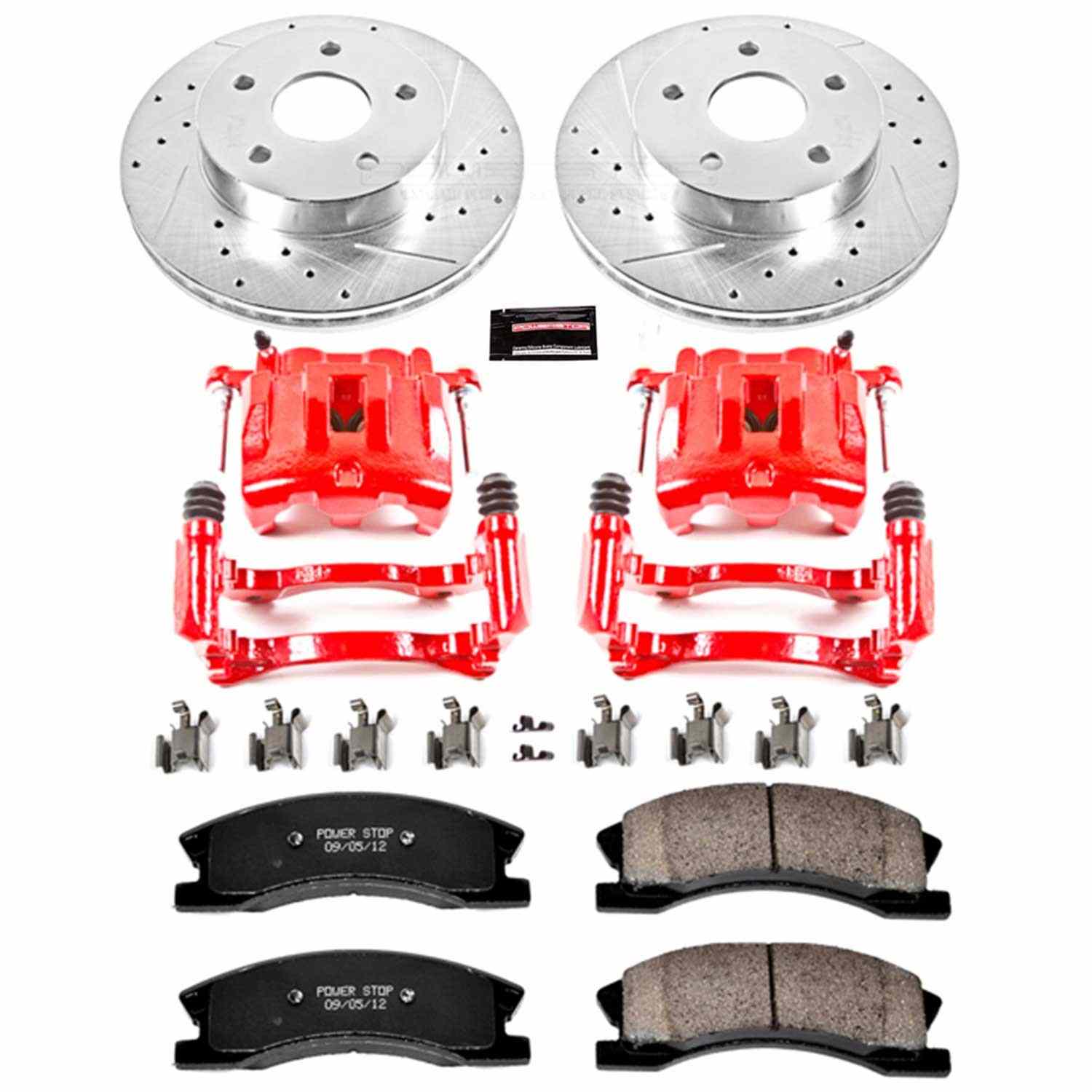 Power Stop 99-04 Jeep Grand Cherokee Front Z23 Evolution Sport Brake Kit w/Calipers
