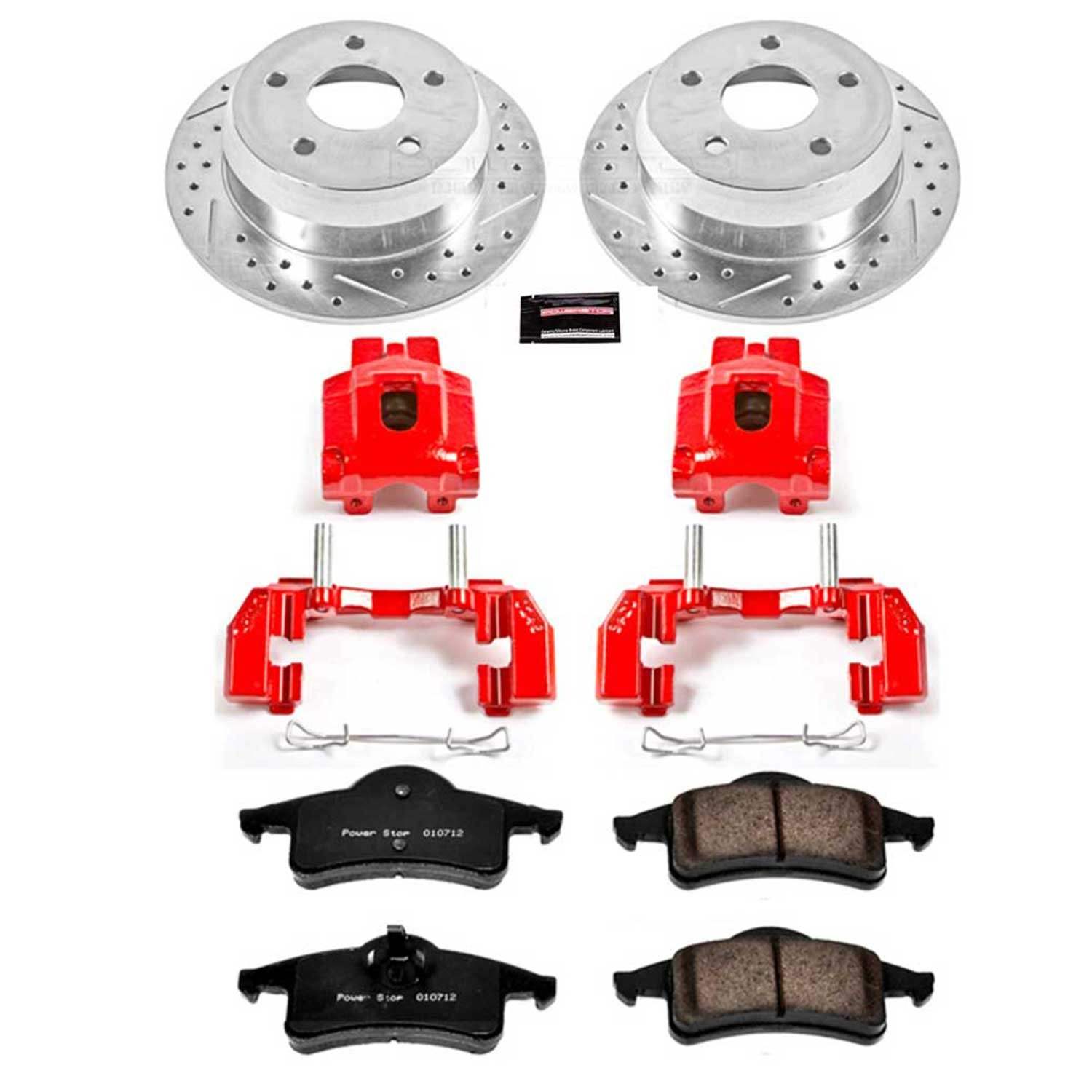 Power Stop 99-04 Jeep Grand Cherokee Rear Z23 Evolution Sport Brake Kit w/Calipers