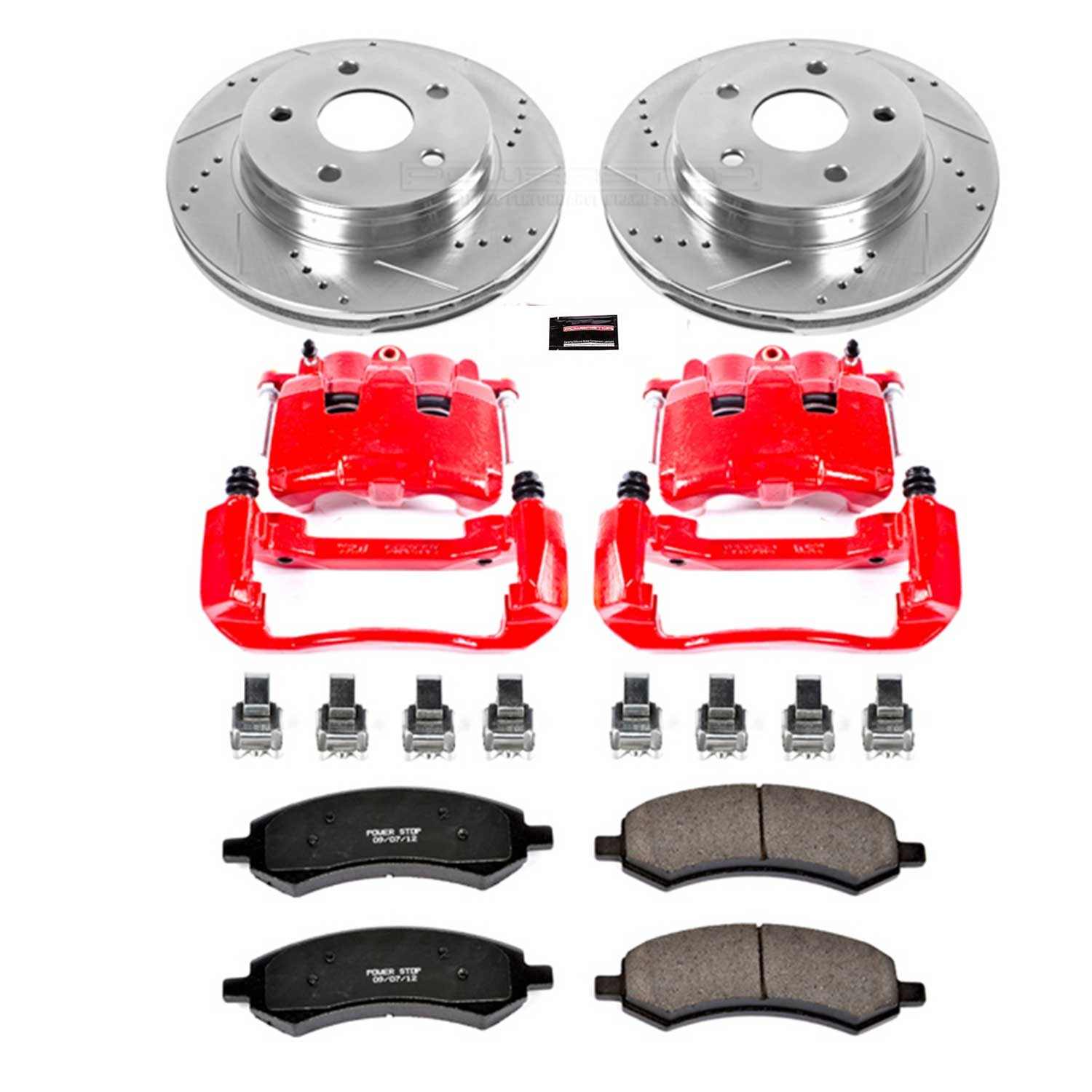 Power Stop 06-08 Dodge Ram 1500 Front Z23 Evolution Sport Brake Kit w/Calipers