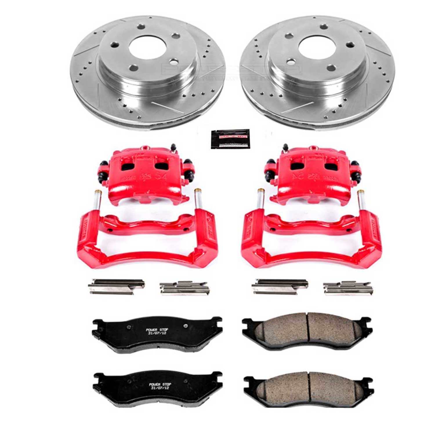 Power Stop 2002 Dodge Ram 1500 Front Z23 Evolution Sport Brake Kit w/Calipers