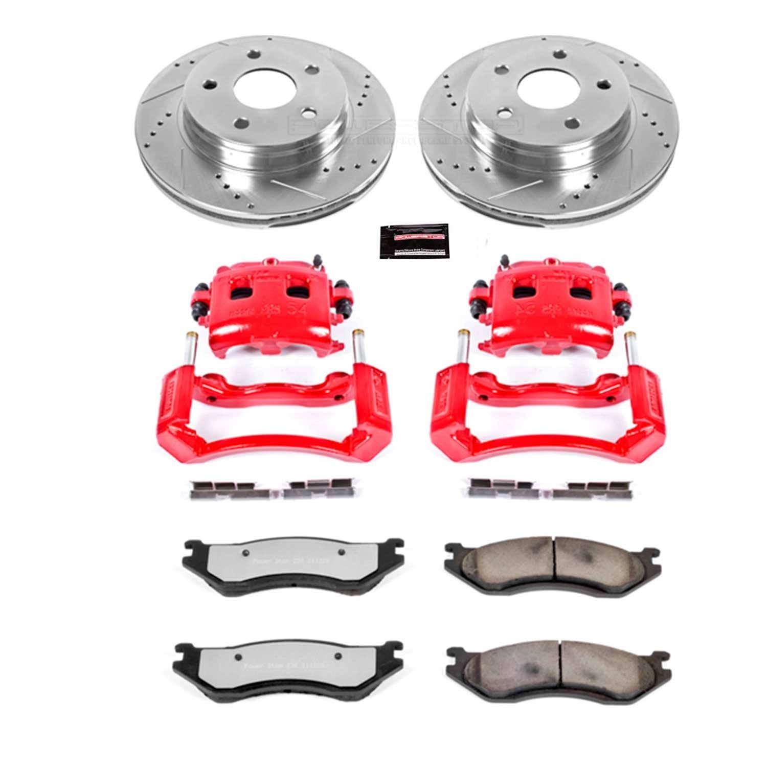 Power Stop 03-05 Dodge Ram 1500 Front Z36 Truck & Tow Kit w/Cals