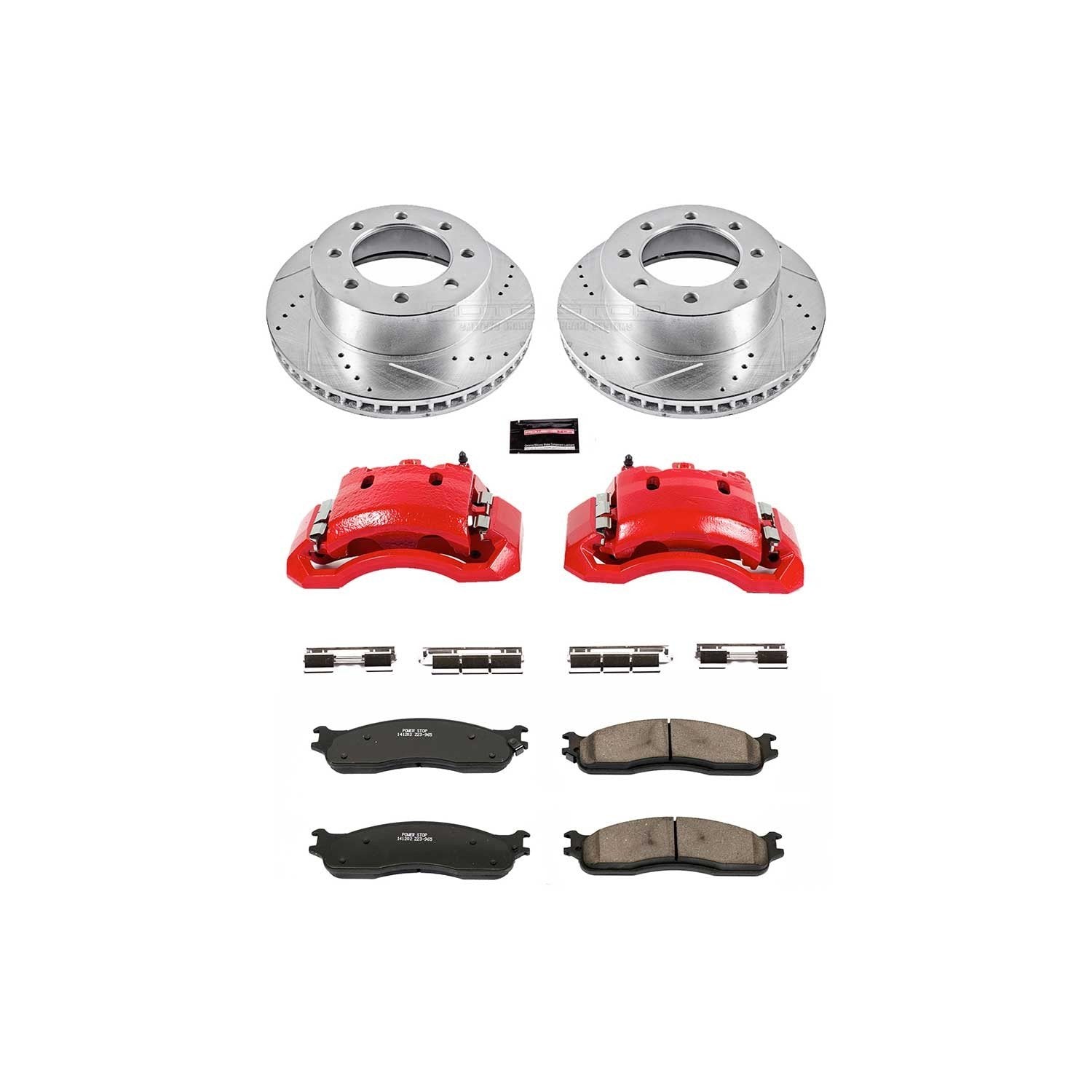 Power Stop 06-08 Dodge Ram 1500 Front Z23 Evolution Kit w/Cals