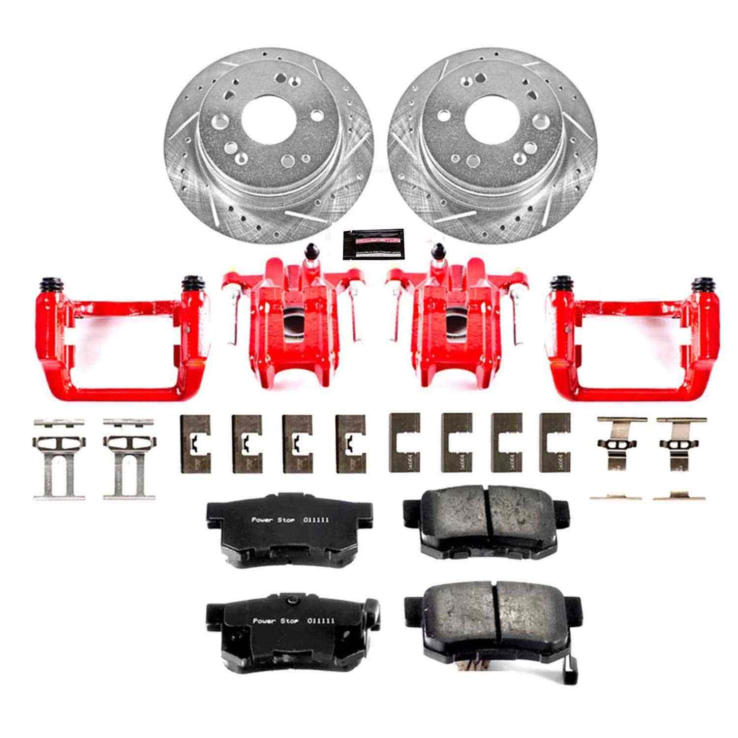 Power Stop 01-03 Acura CL Rear Z23 Evolution Sport Brake Kit w/Calipers