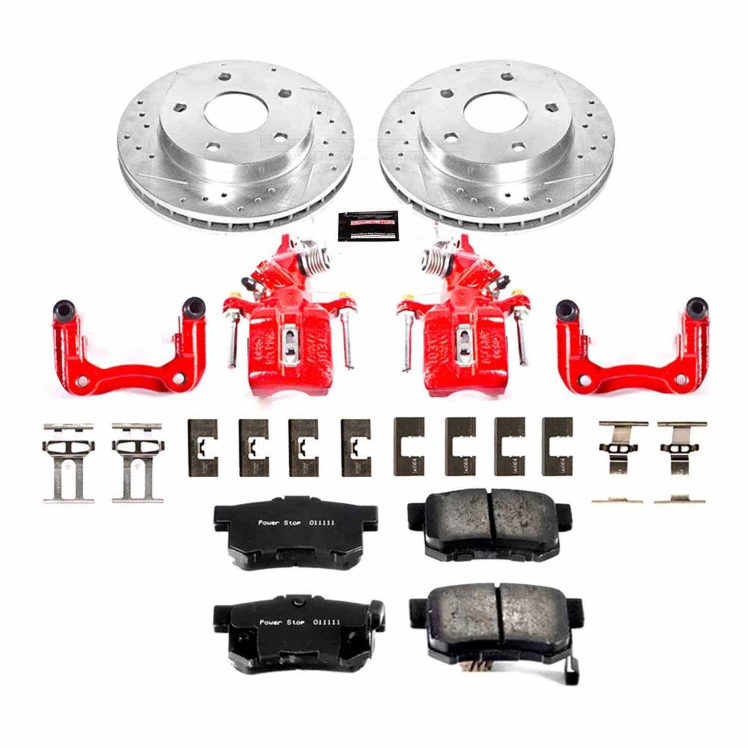 Power Stop 04-08 Acura TSX Rear Z23 Evolution Sport Brake Kit w/Calipers
