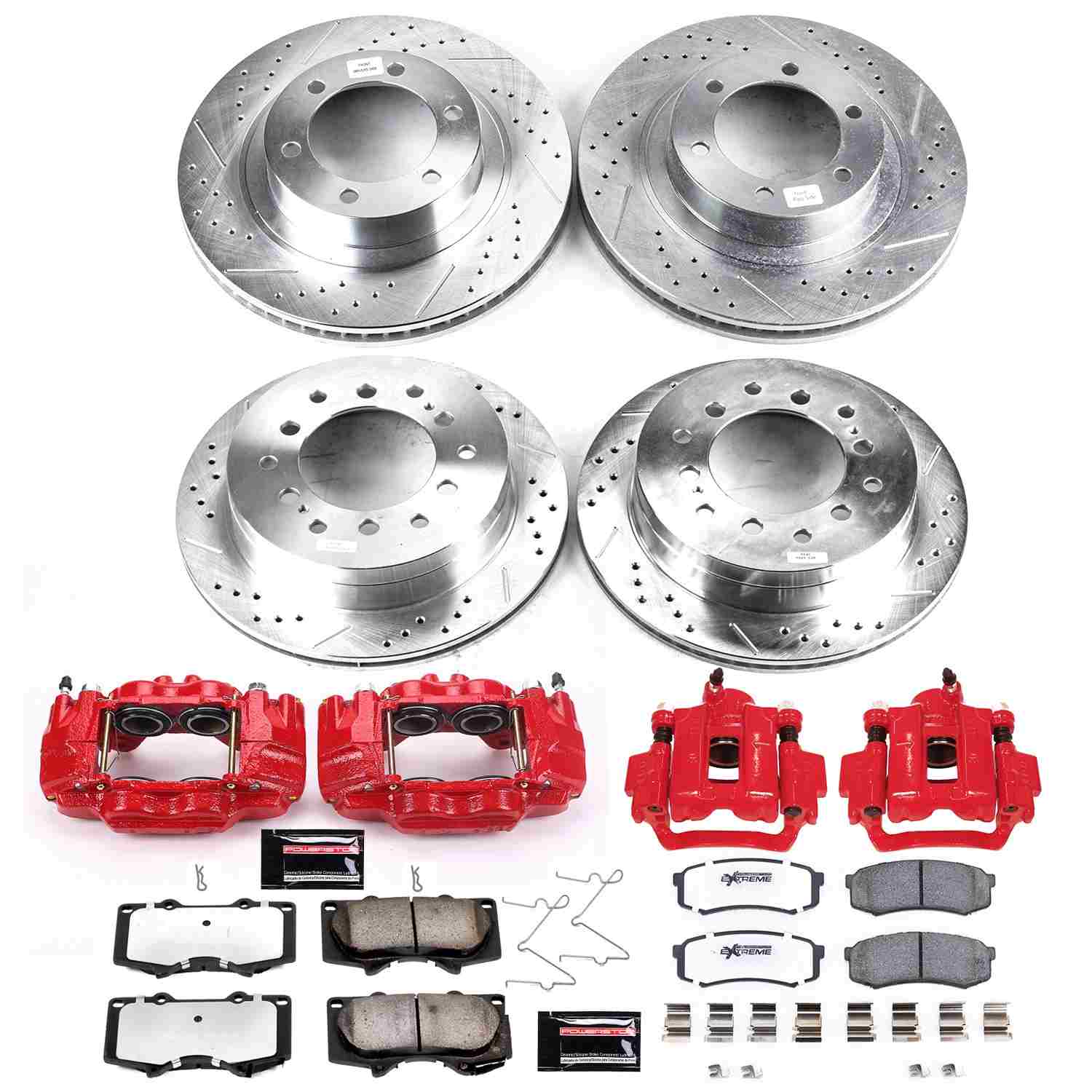 Power Stop 03-09 Lexus GX470 Front and Rear Z36 Truck & Tow Kit w/Cals