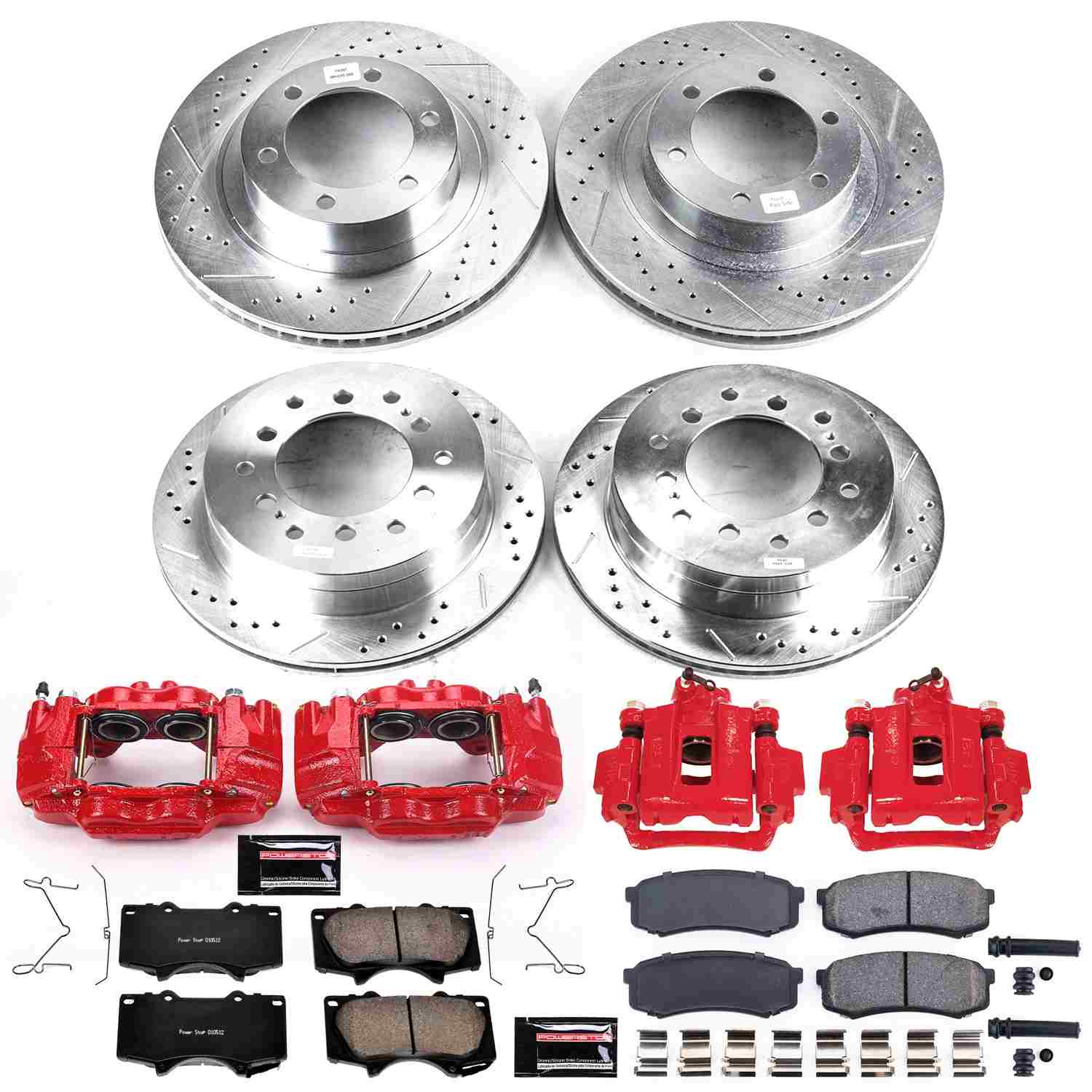 Power Stop 03-09 Toyota 4Runner Front & Rear Z23 Evolution Sport Brake Kit w/Calipers