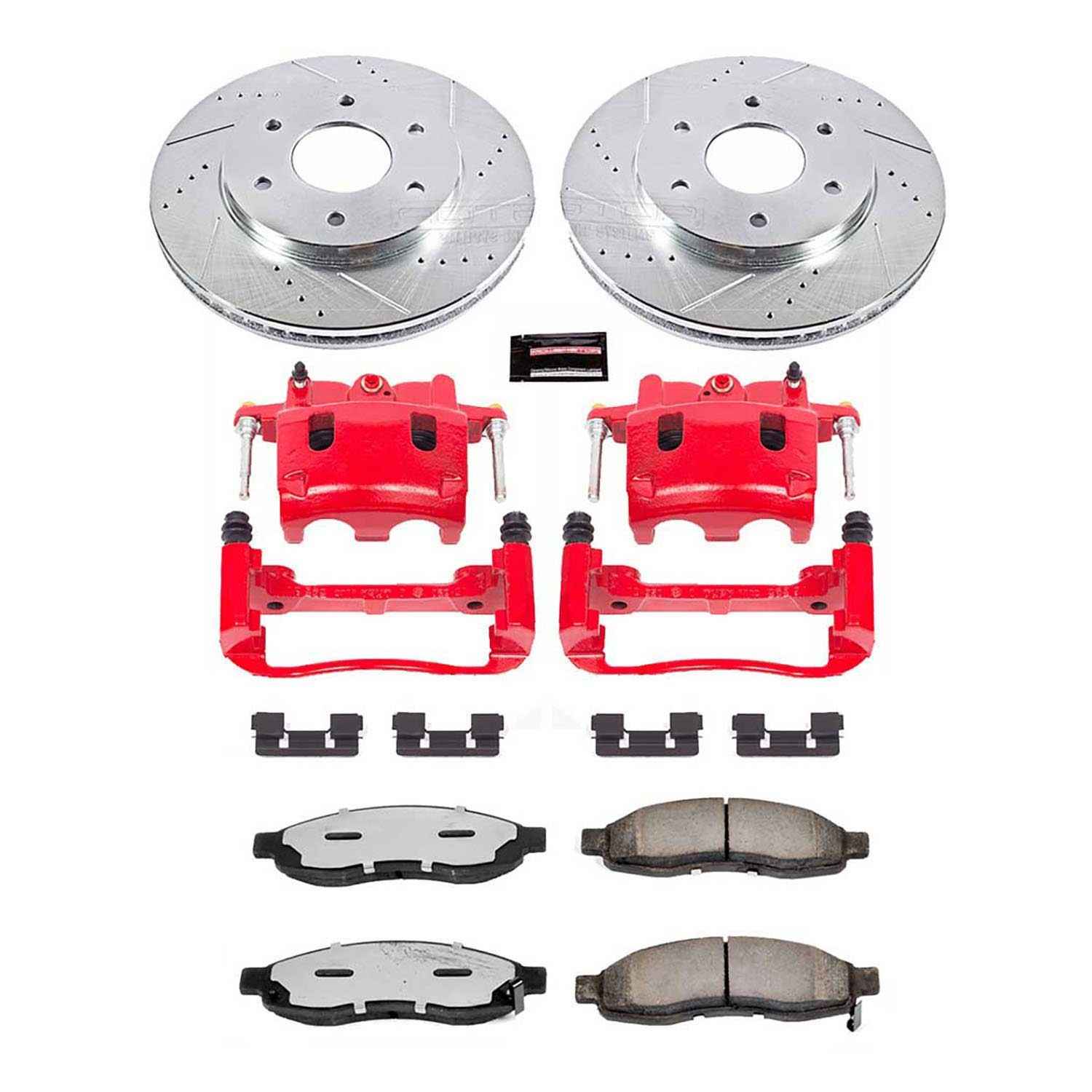 Power Stop 04-05 Nissan Titan Front Z36 Truck & Tow Kit w/Cals