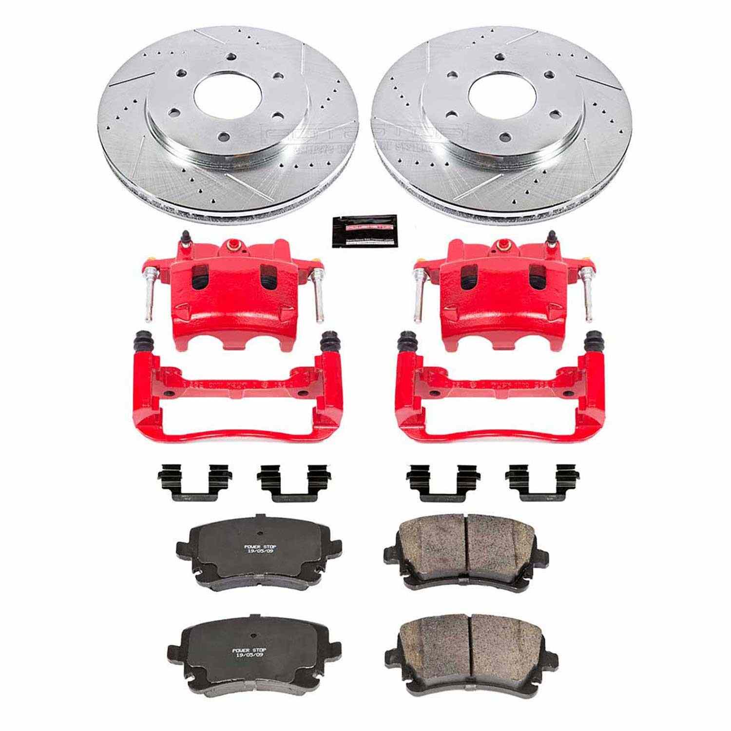 Power Stop 2005 Nissan Armada Front Z23 Evolution Sport Brake Kit w/Calipers