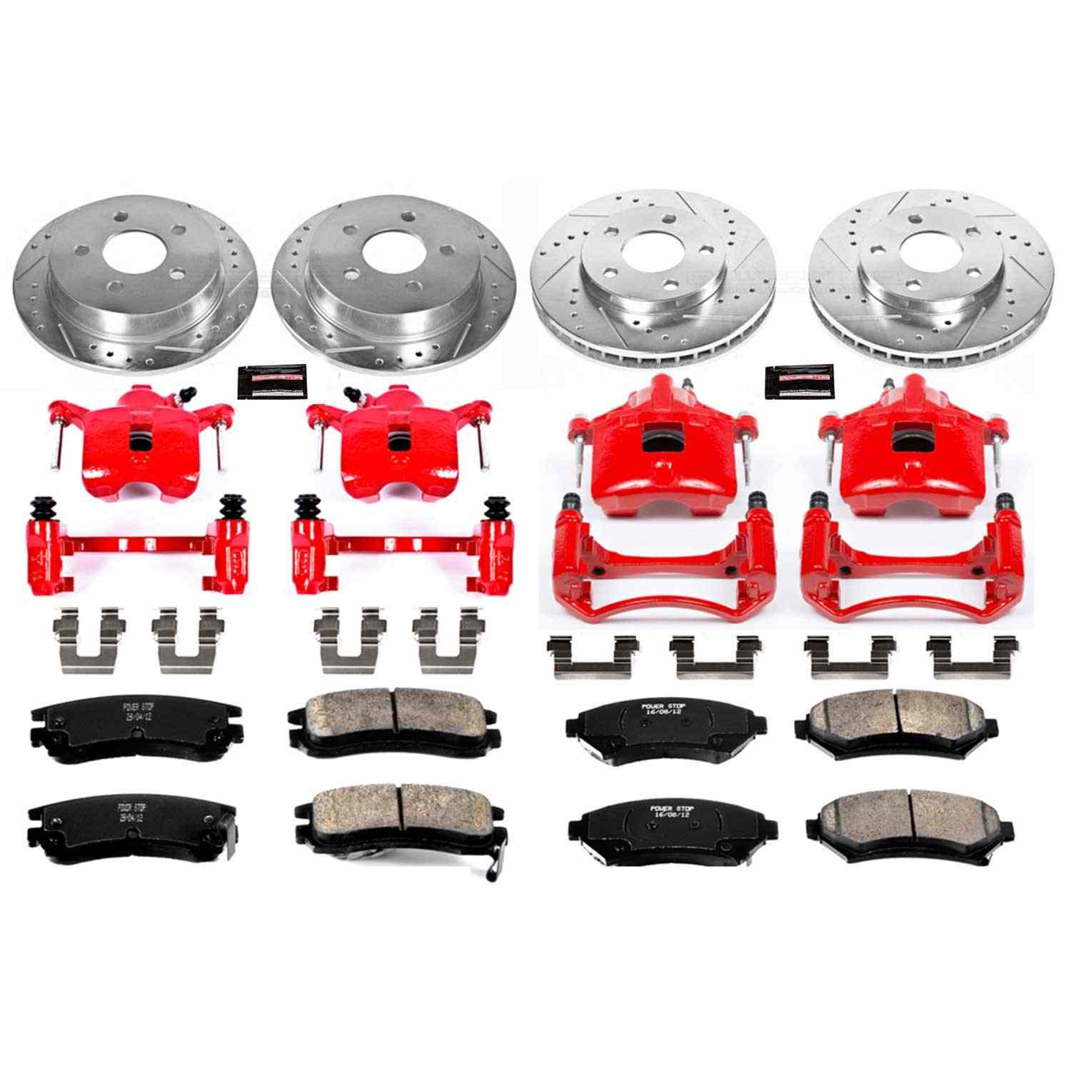 Power Stop 04-05 Buick Century Front & Rear Z23 Evolution Sport Brake Kit w/Calipers
