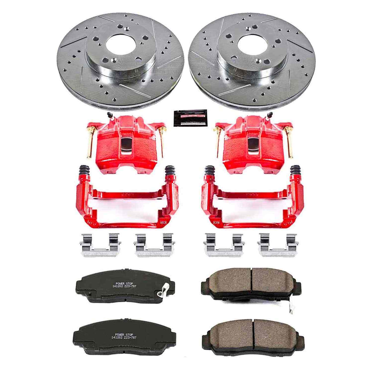 Power Stop 03-07 Honda Accord Front Z23 Evolution Sport Brake Kit w/Calipers