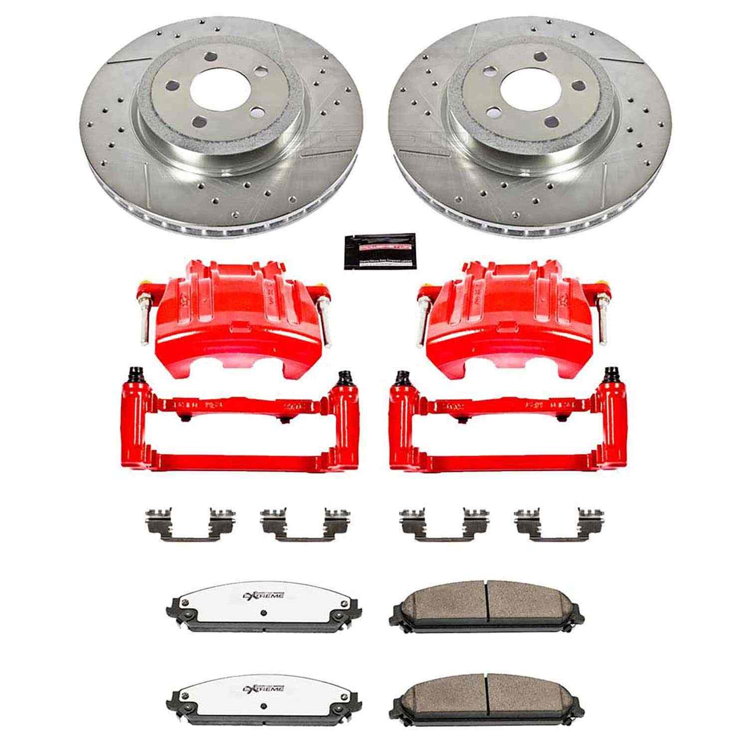 Power Stop 12-20 Dodge Charger Front Z26 Street Kit w/Cals