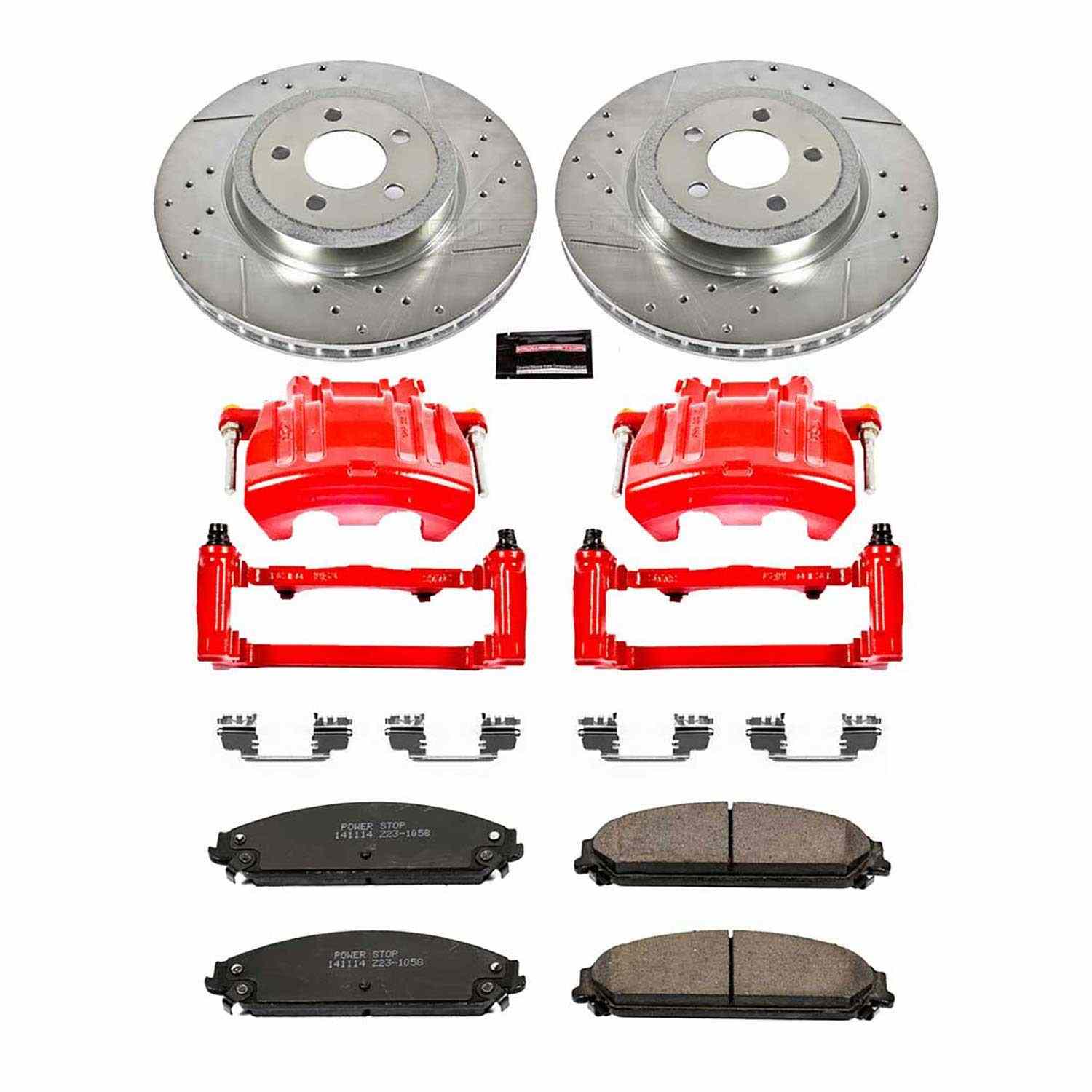 Power Stop 12-18 Chrysler 300 Front Z23 Evolution Sport Brake Kit w/Calipers