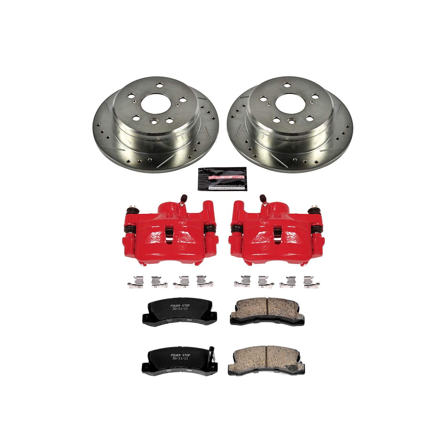Power Stop 97-99 Lexus ES300 Rear Z23 Evolution Sport Brake Kit w/Calipers
